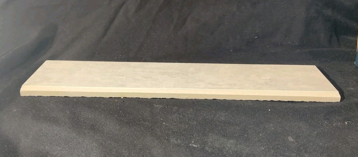 Style Selections #2240504 Torin Grey 3″ X 12″ Bullnose Porcelain Tile 10 Pcs