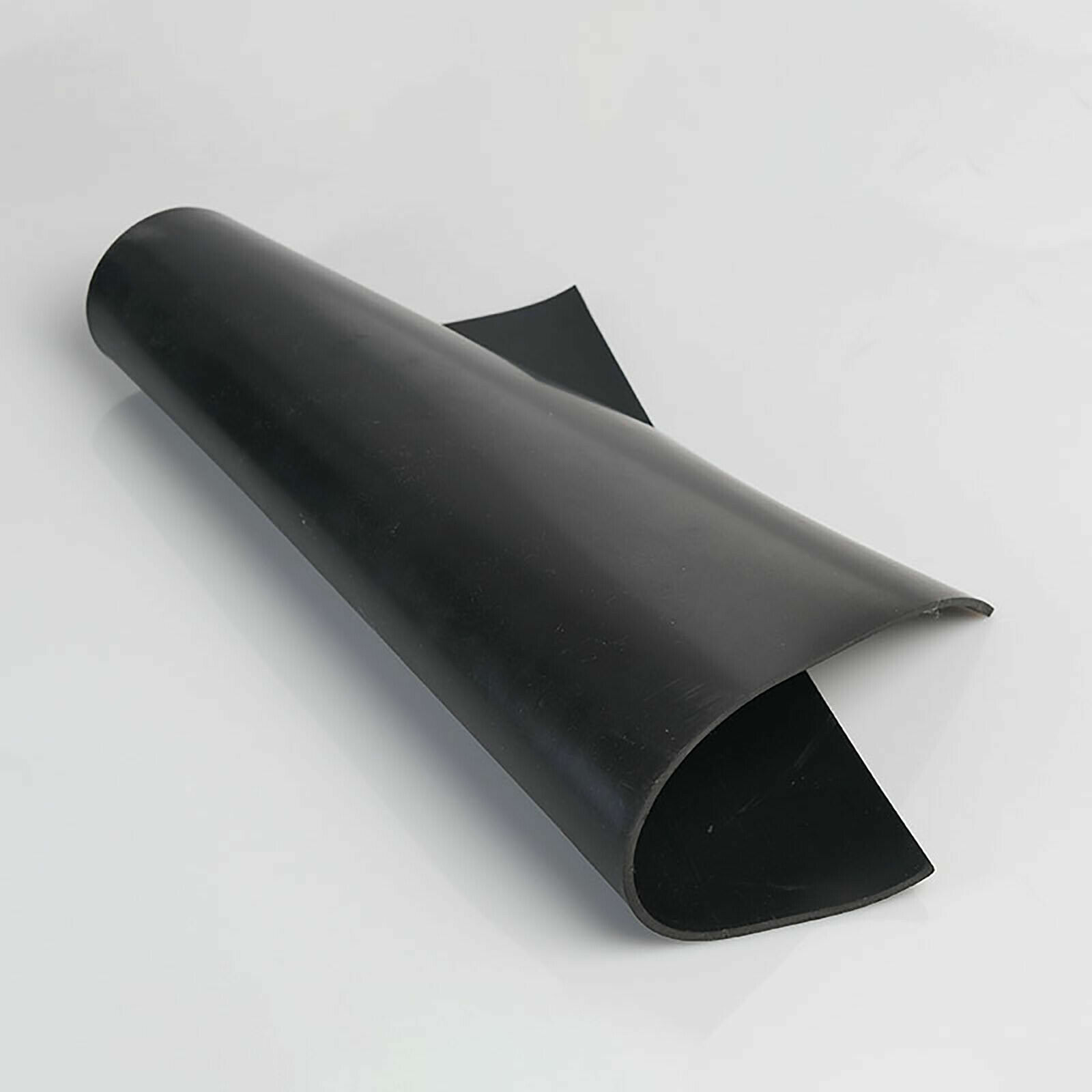 Black Rubber Sheet 500 x 500 mm Rubber Mat Seal Pad Gasket 1/2/3/4/5/6 mm Thick