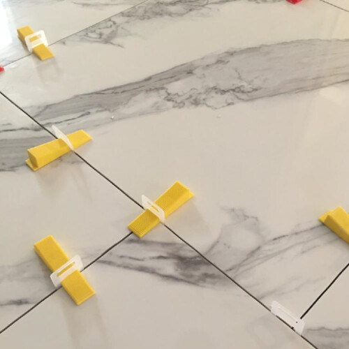 2000 Clips Tile Leveling System Floor Wall 1.5mm 1/16 Tile Spacer Tool
