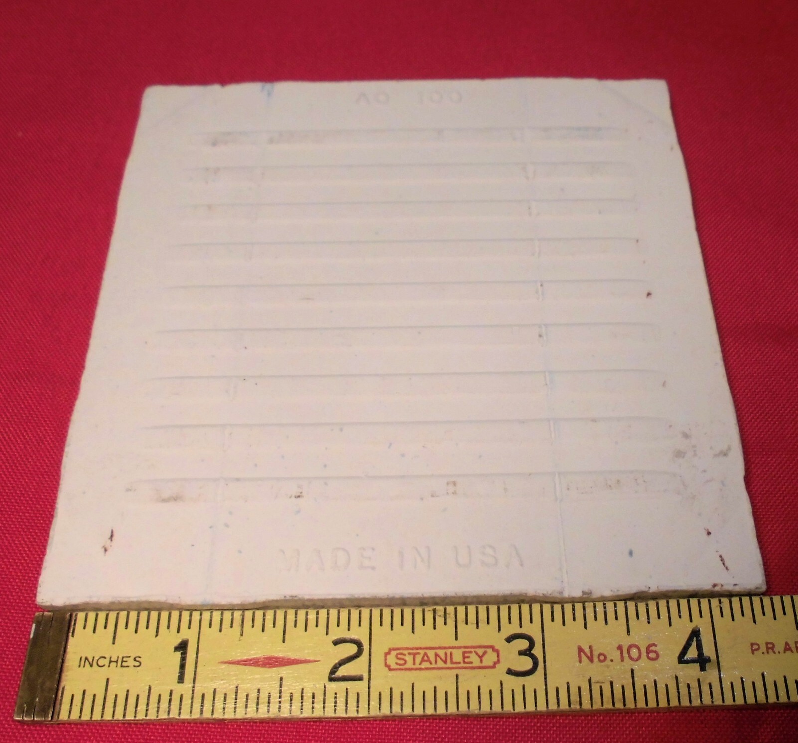 1 pc. Cobalt Blue #345: Crystalline Ceramic 4-1/4″ Tile by American Olean: NOS