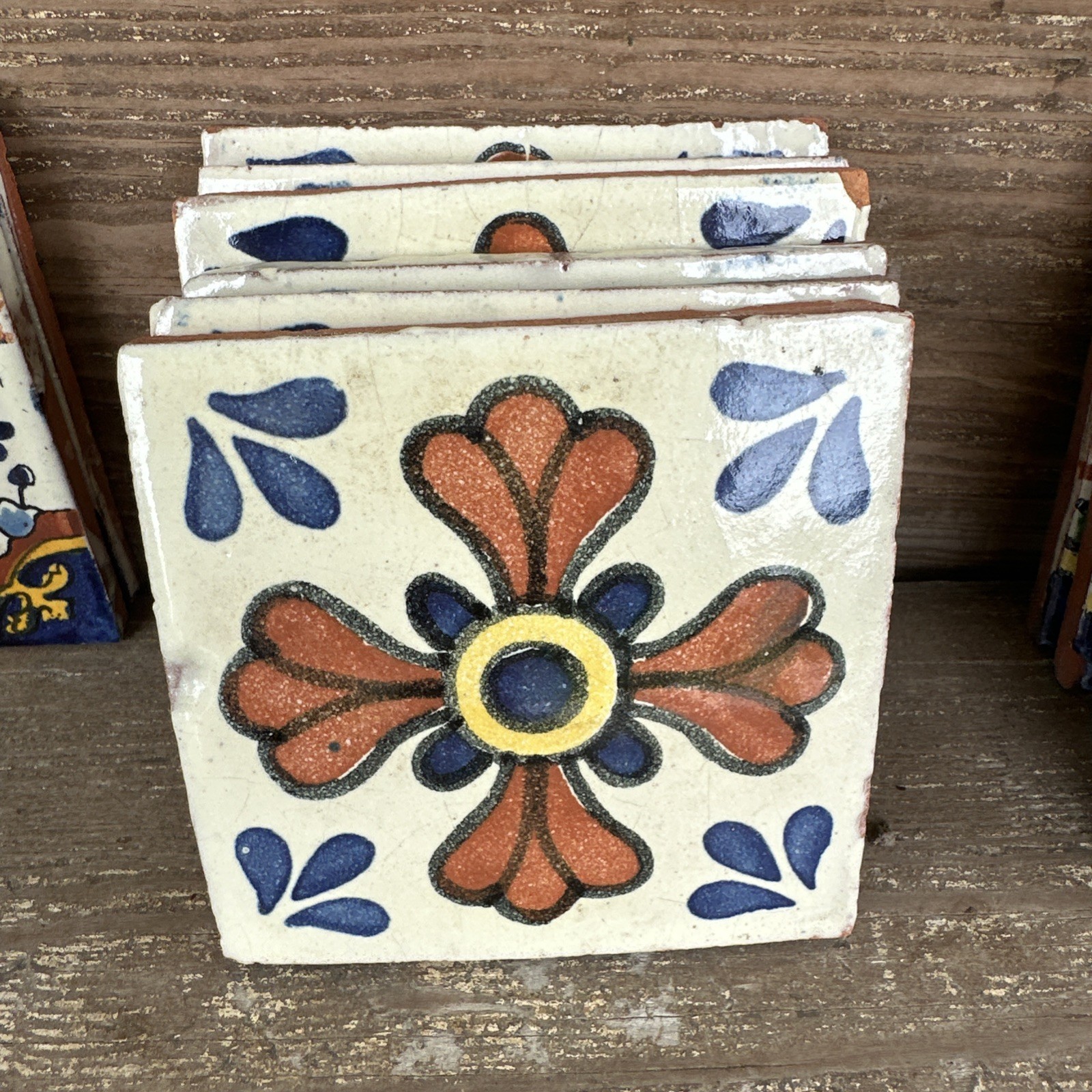 Set Of 14 Terra Cotta Tiles