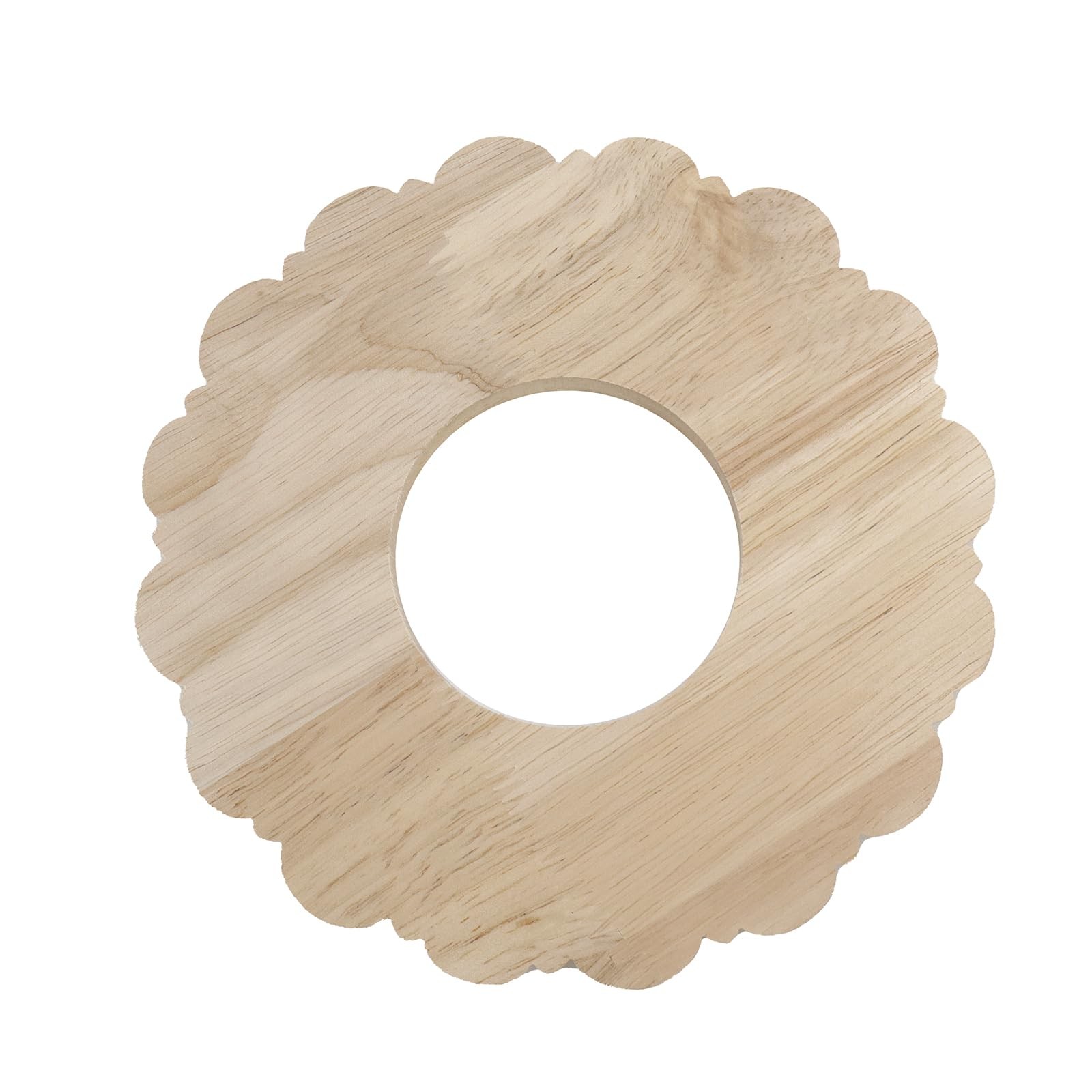Antrader Ceiling Medallion,Home 3.1″ ID x 7.9″ OD-style 3, Wood Color