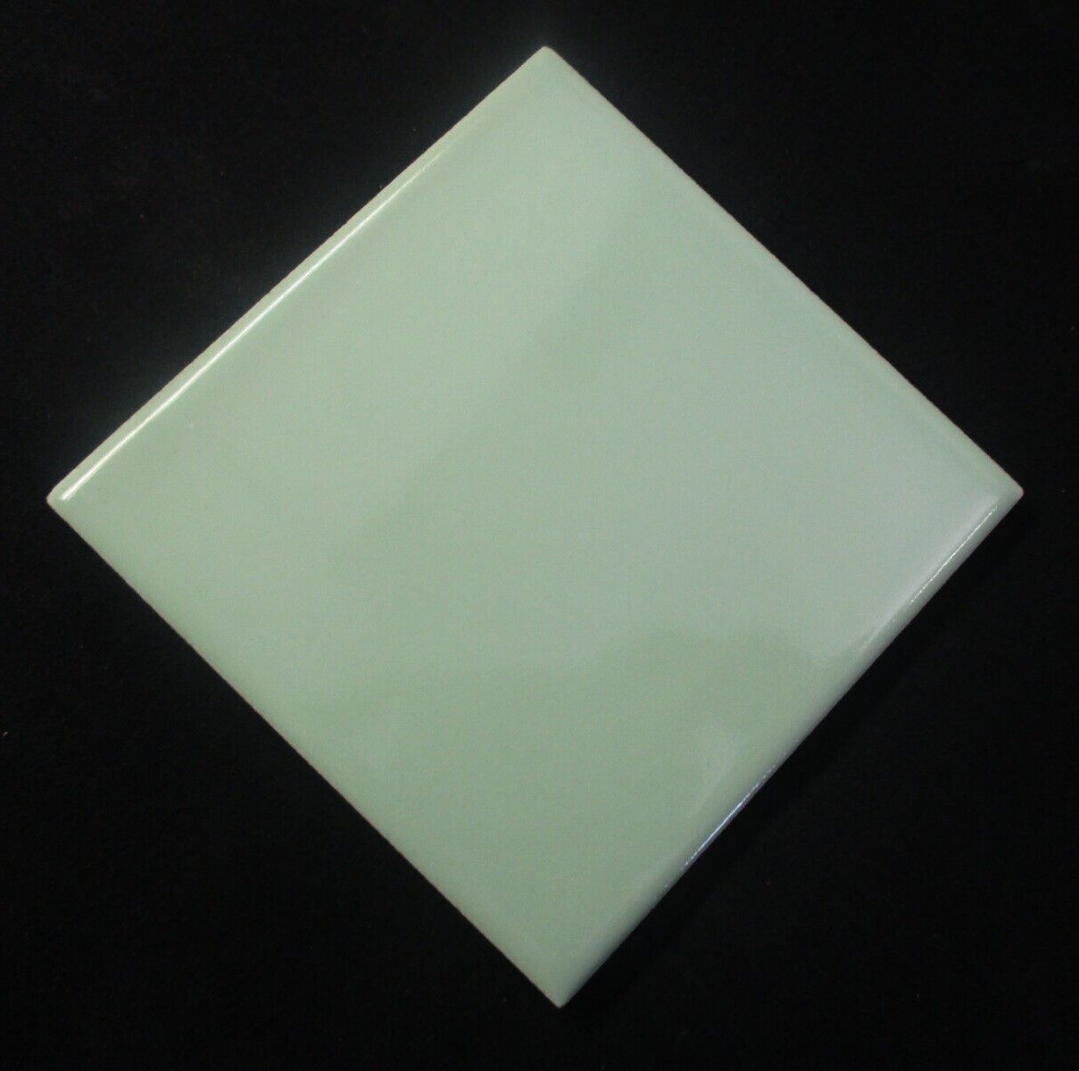 Atco USA 4-3/8″ Gloss Pale Pastel Green 1 Ceramic Wall Tile 1950s Retro Vtg MCM