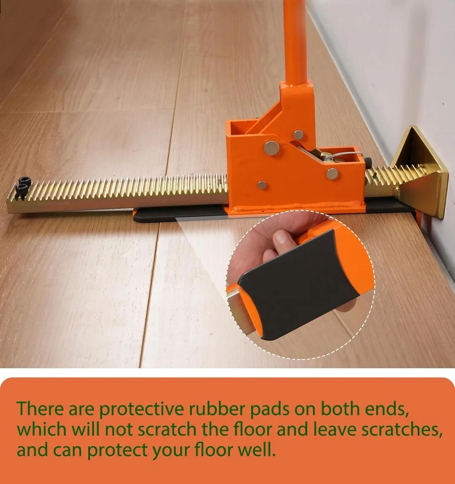 Hardwood Flooring Jack Installation Tools – Heavy Duty Ratcheting Flooring Tool