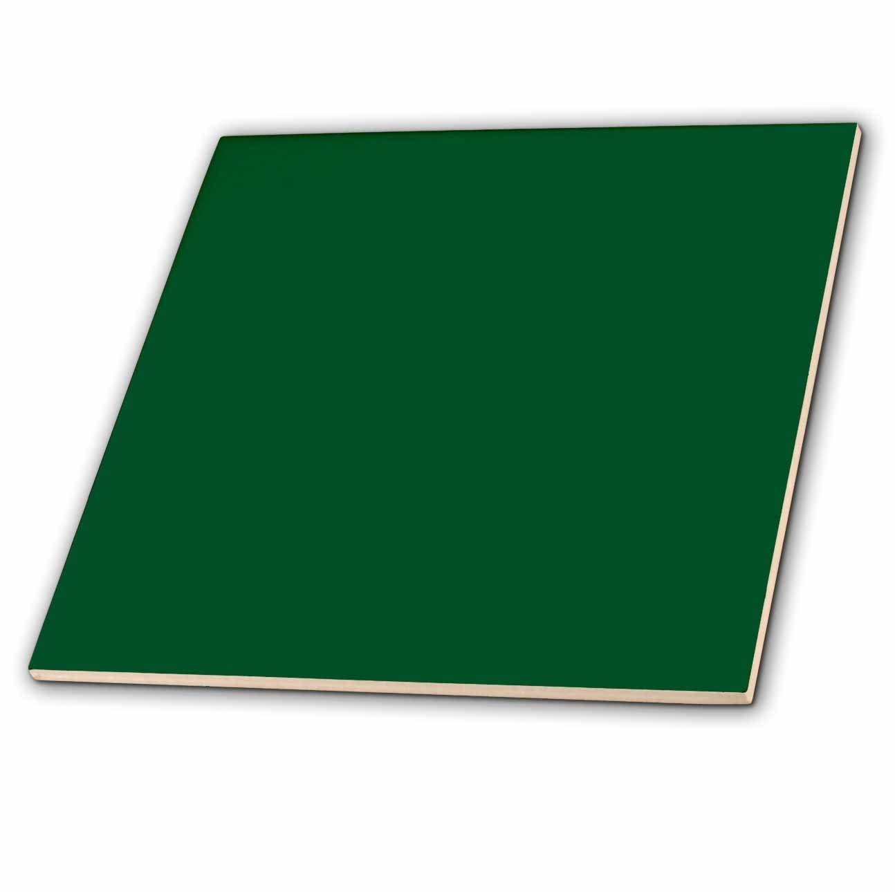 3dRose ct_30643_3 Ceramic Tile, 8-Inch, Forest Green
