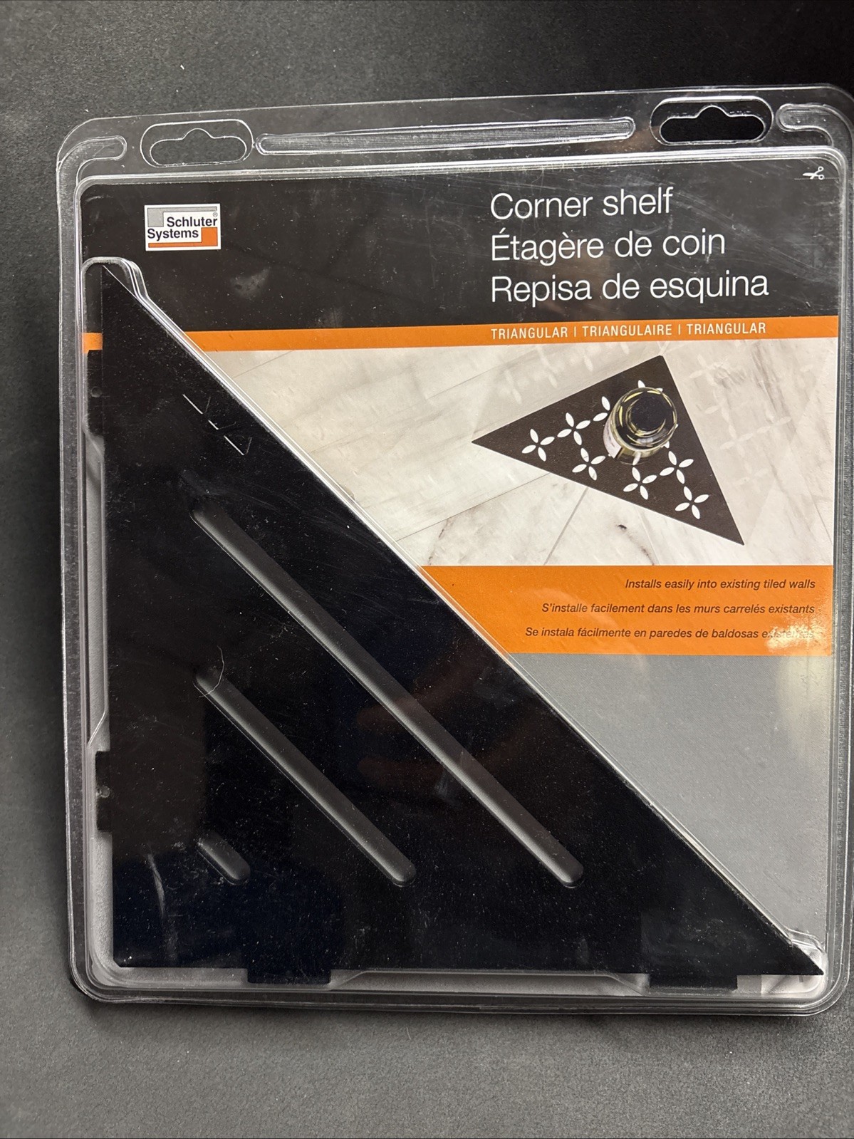 Schluter WAVE SHELF-E Matte Black (MGS)