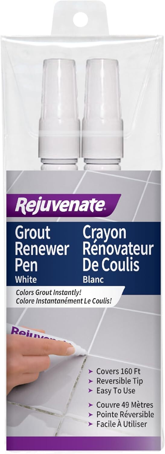 Grout Renewer Pen, White Grout Paint Pen, Instantly Restores Grout Co