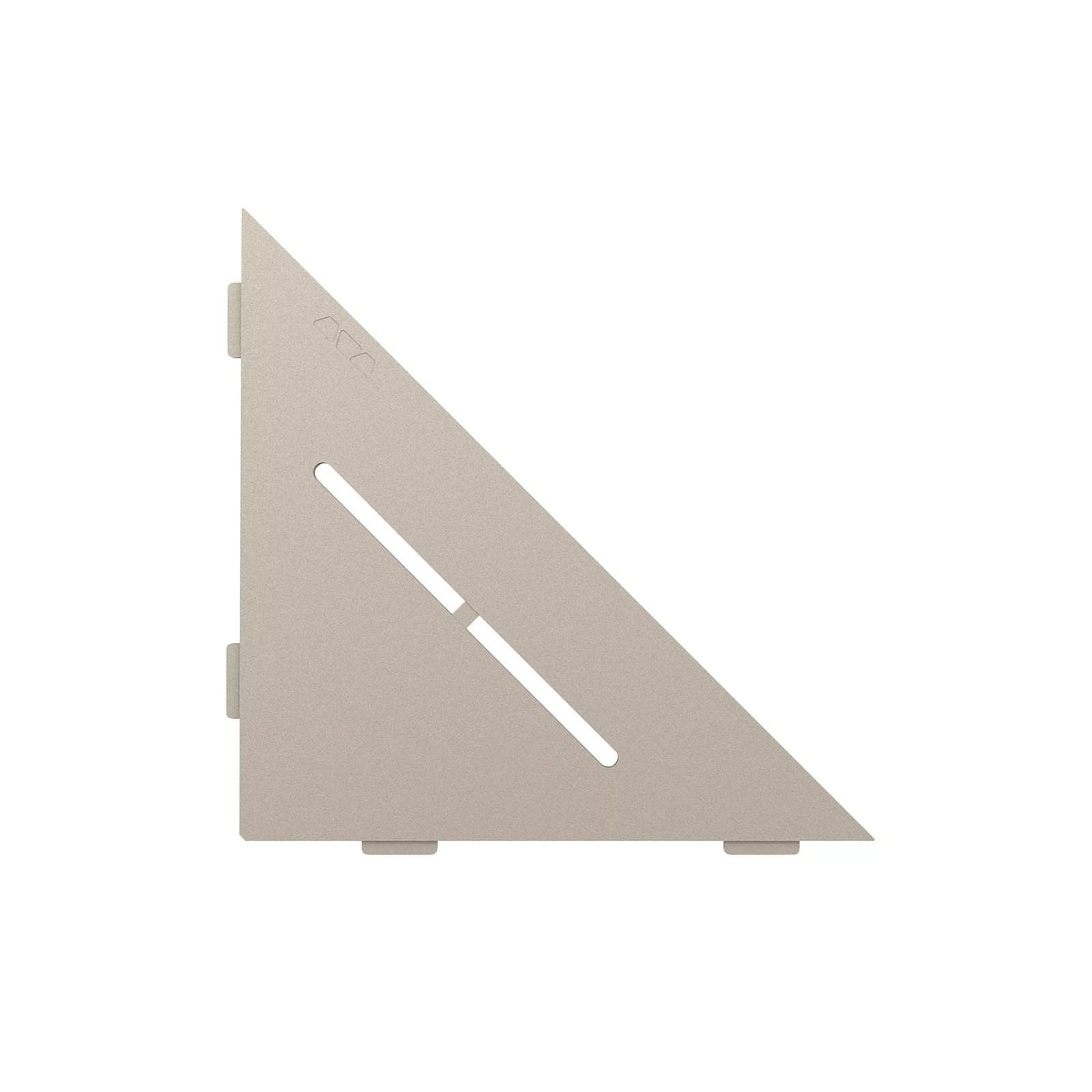 Schluter Systems Shelf Triangular Corner Pure Cream SES1D7TSC