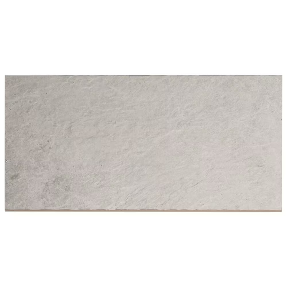 Lithotech 11.81 In. X 23.62 In. X 0.78 In. Chalk White Matte Porcelain Floor Poo
