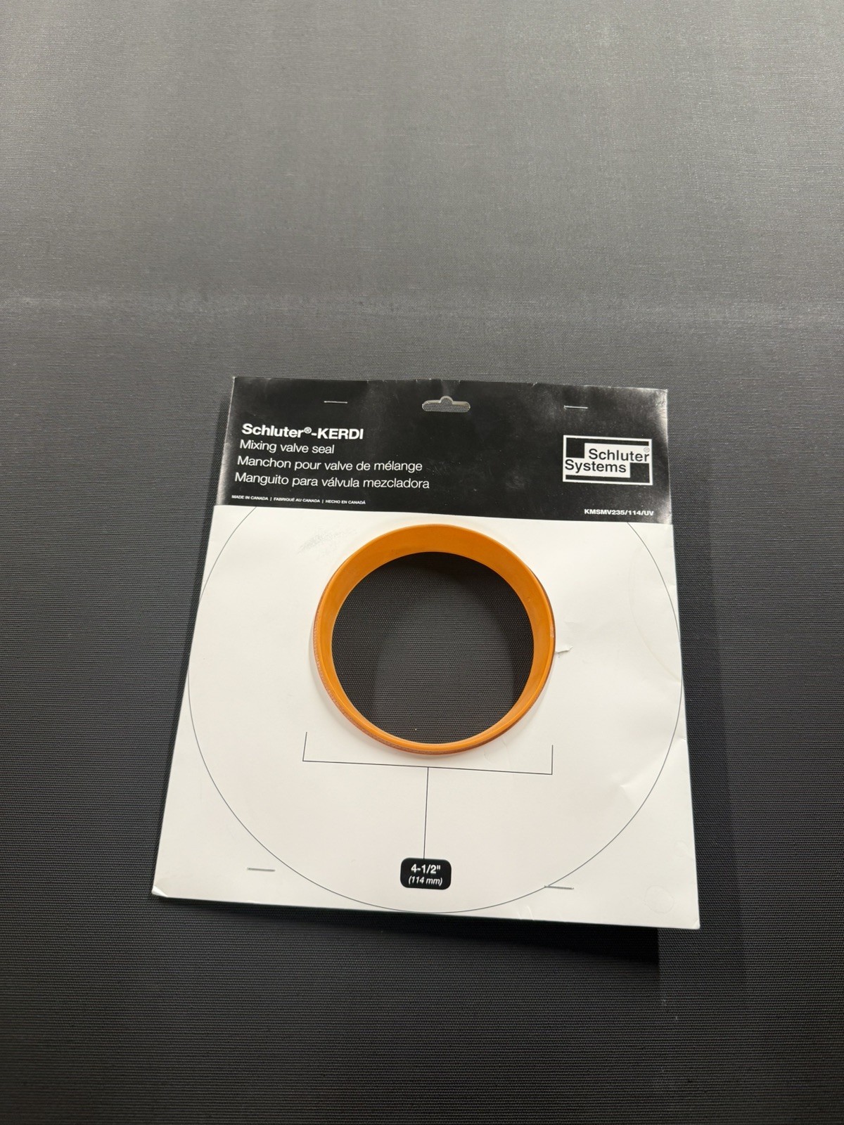 Schluter KERDI 4.5″ Mixing Valve Seal TUB/SHOWER