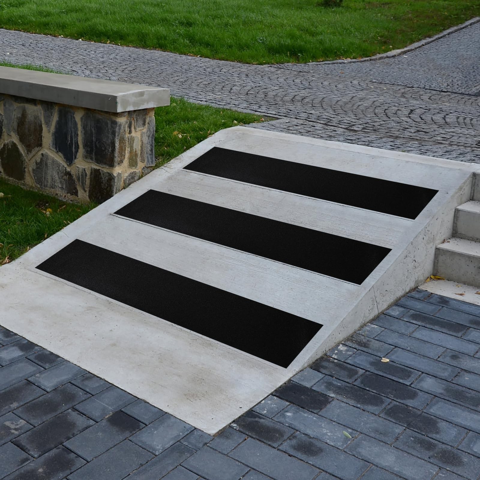 Anti Slip Tape Black – 12Inch x 30FT Non Skid Ramp for Outdoor, High Traction…