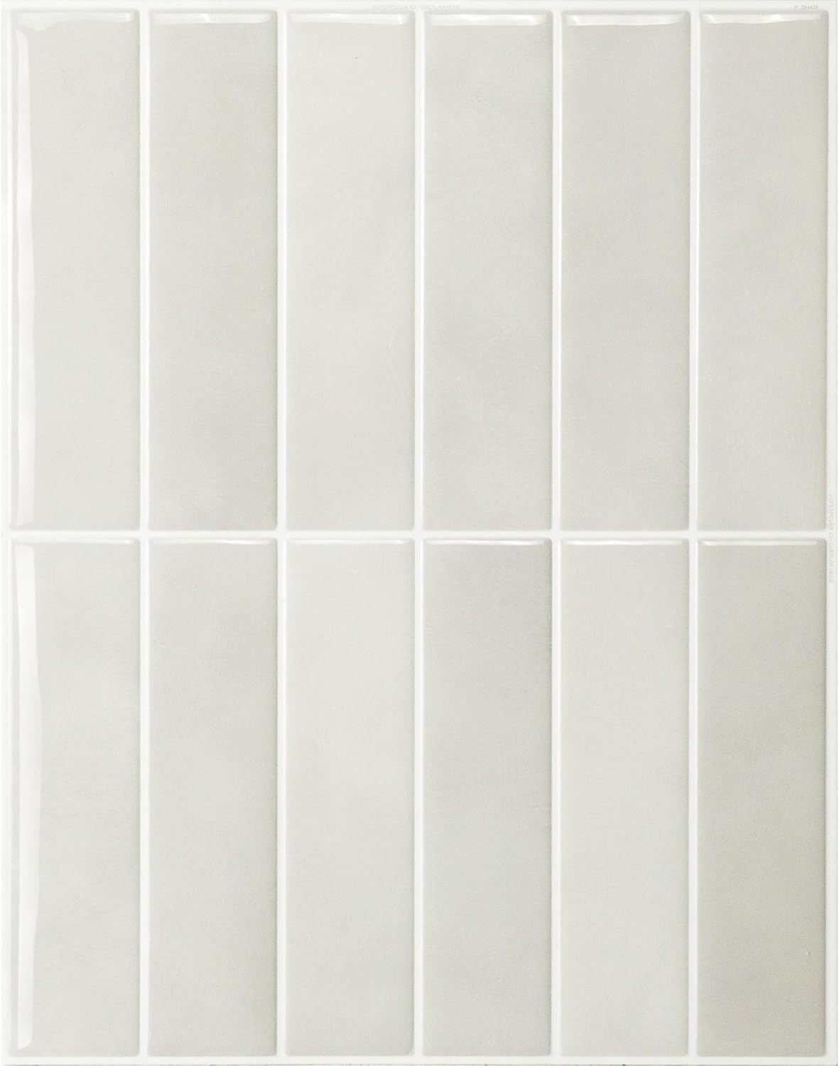 Peel and Stick Backsplash Tiles Moroccan Geometric White Grey 5 Sheets