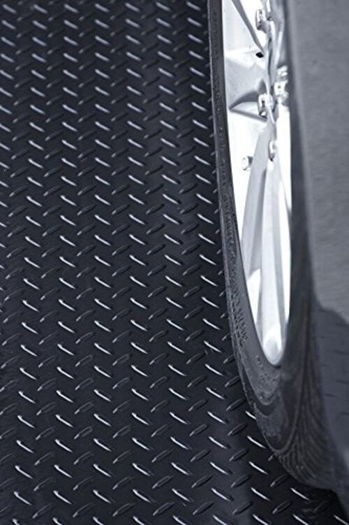 Heavy Duty Garage Floor Runner & Protector Mat – Slip Resistant Diamond Plate