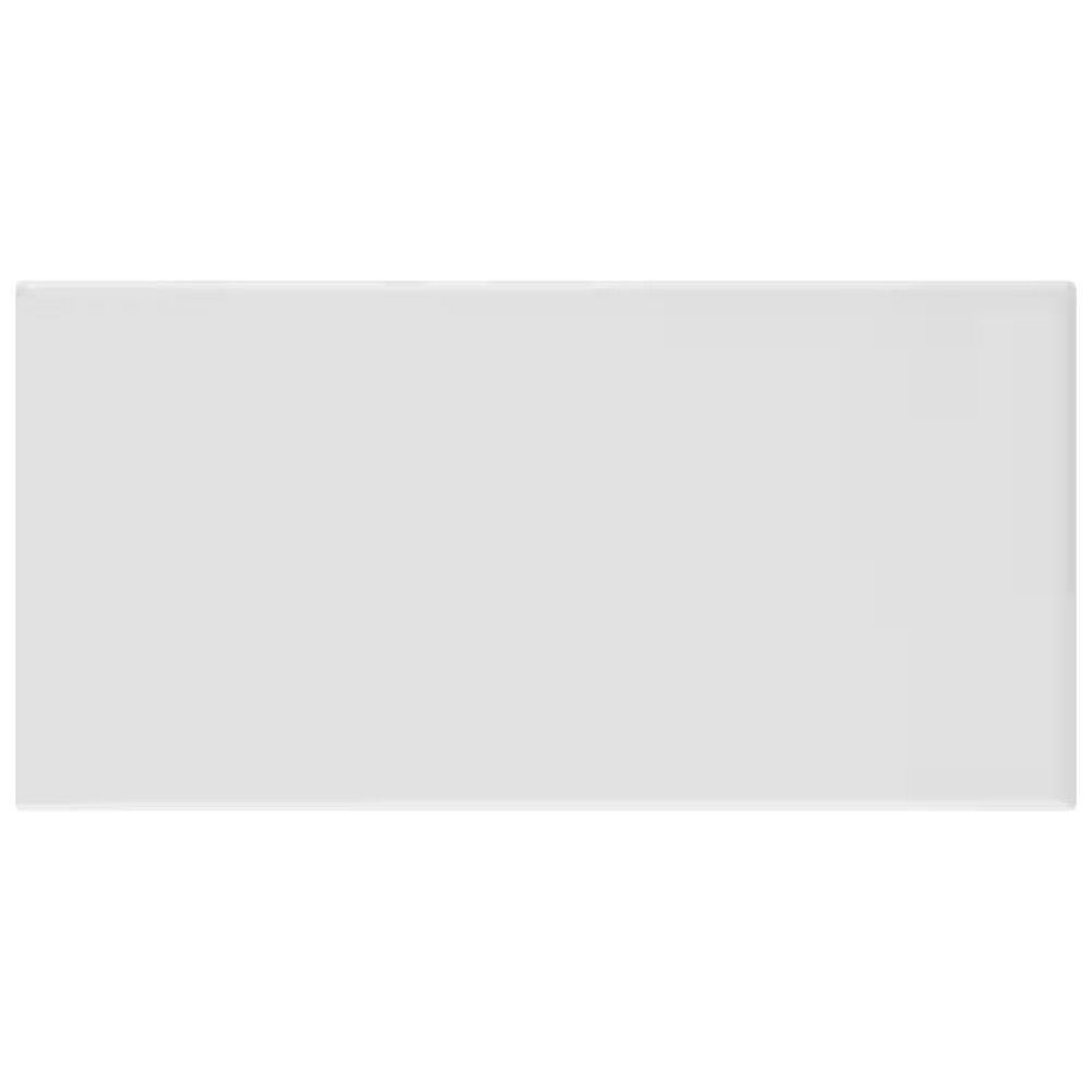 Piscina Brick Blanco Brillo with Biotech 4-3/4 In. X 9-5/8 In. Porcelain Floor a
