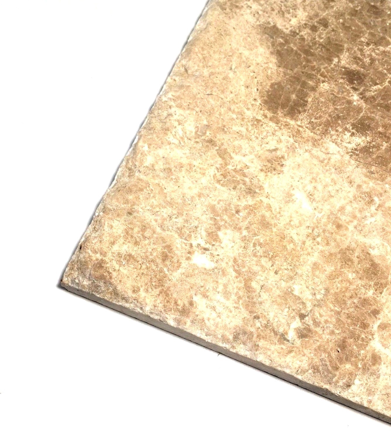 Emperador Light 8″x8″ Aged Finish Chiseled Edge Marble Floor (SOLD PER PIECE)