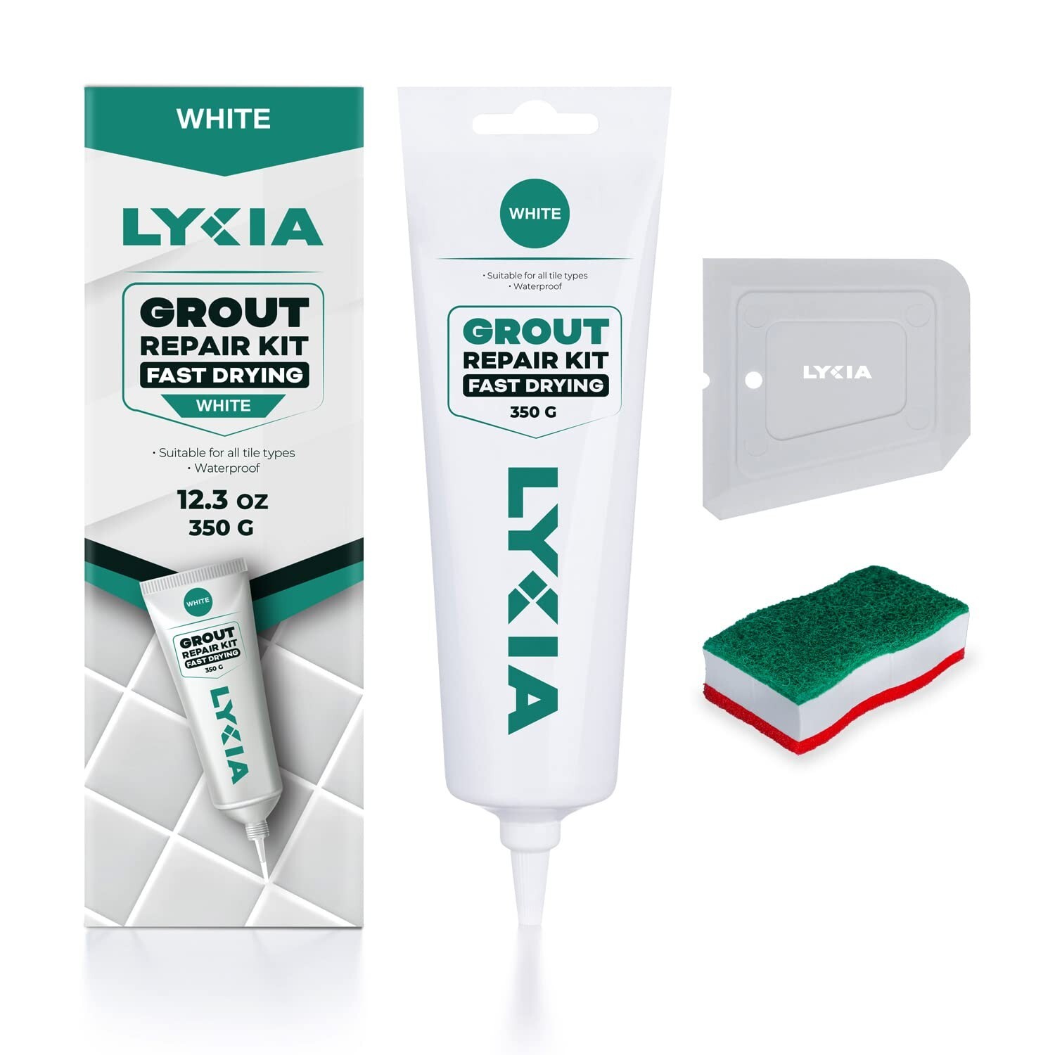 Lykia Grout | Tile Grout Paint & Repair Kit for Bathroom , Shower Floor | B5