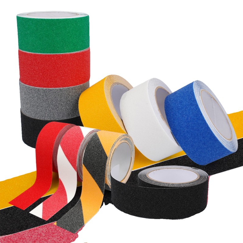 5M PVC Anti Slip Tape High Grip Self-Adhesive Safety Flooring Sticky 25/50/100mm