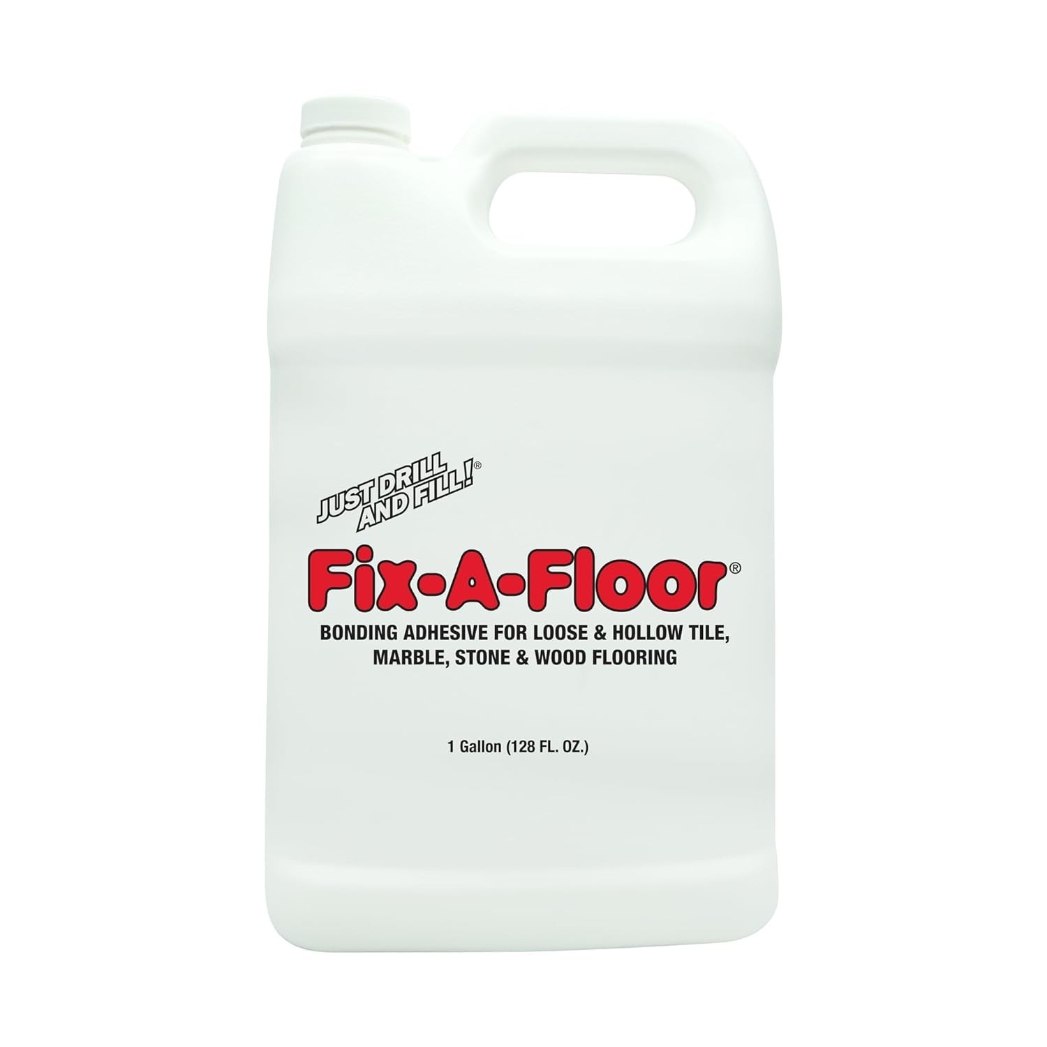 Universal Loose Tile Repair Glue for All Floors – 1 Gallon Jug, Self-Leveling