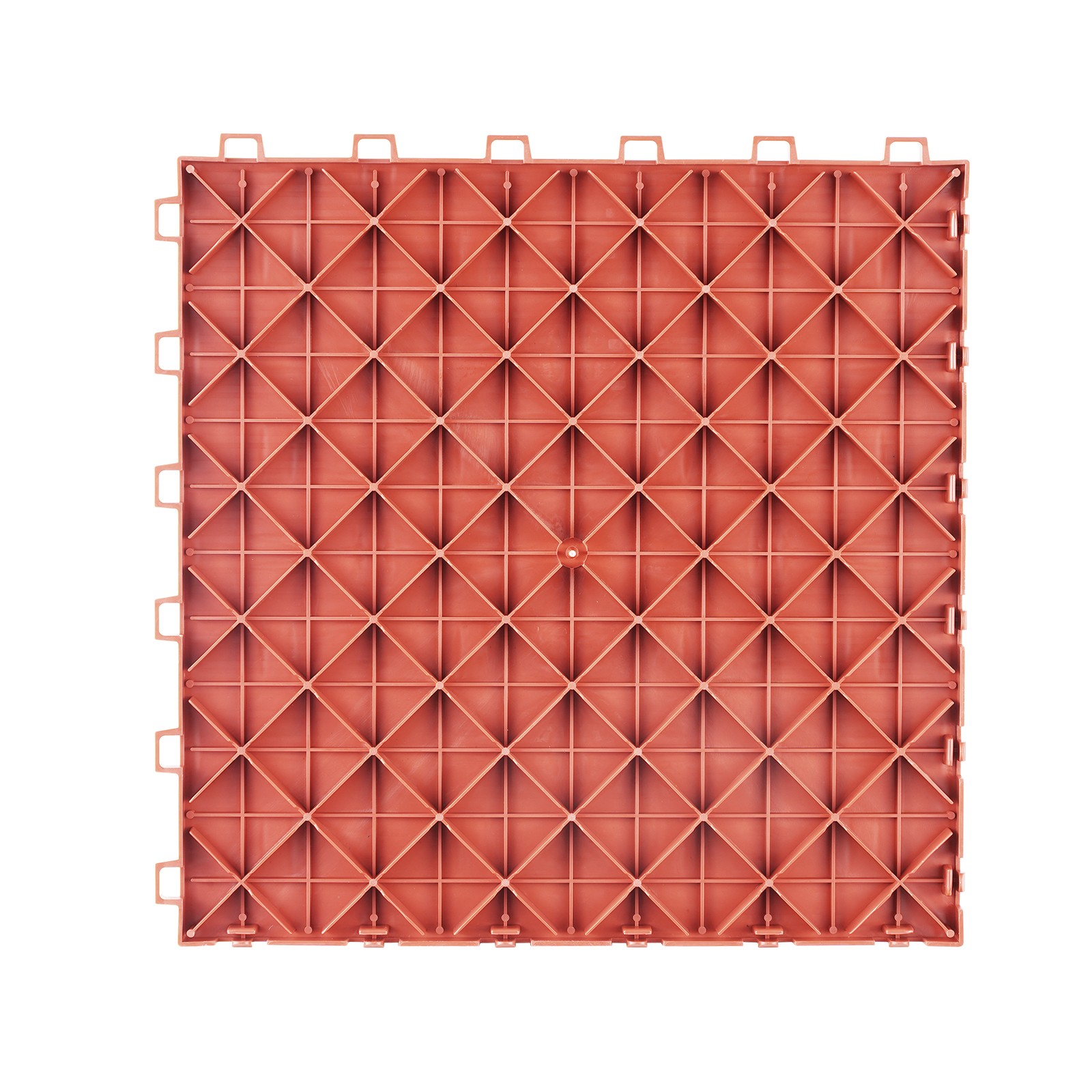 VEVOR Garage Tiles Interlocking 12×12 in 25 Pack Garage Flooring Tiles Red