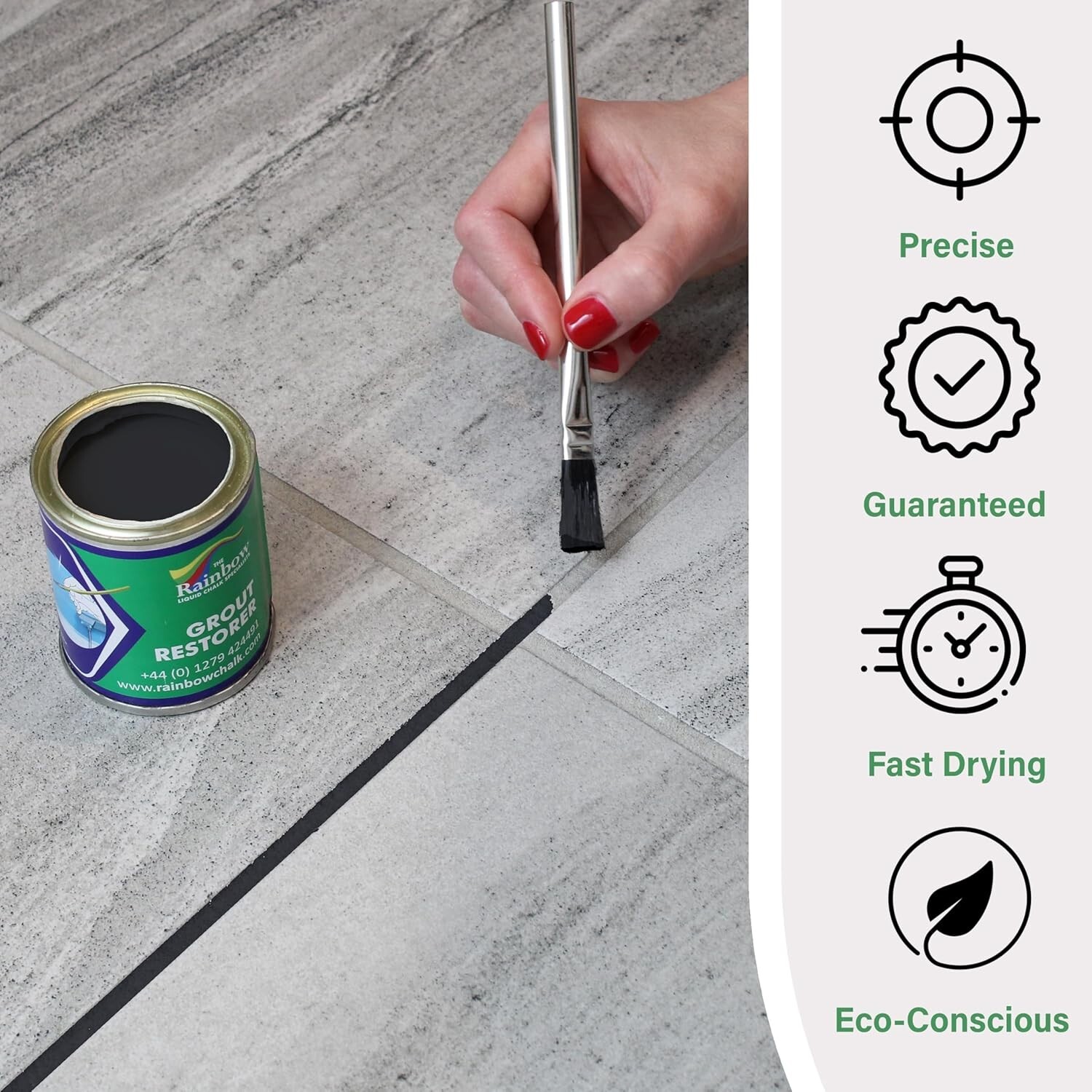 4.2oz Grout Refresh Pen: Waterproof Black Paint for Kitchen and Bathroom Tiles