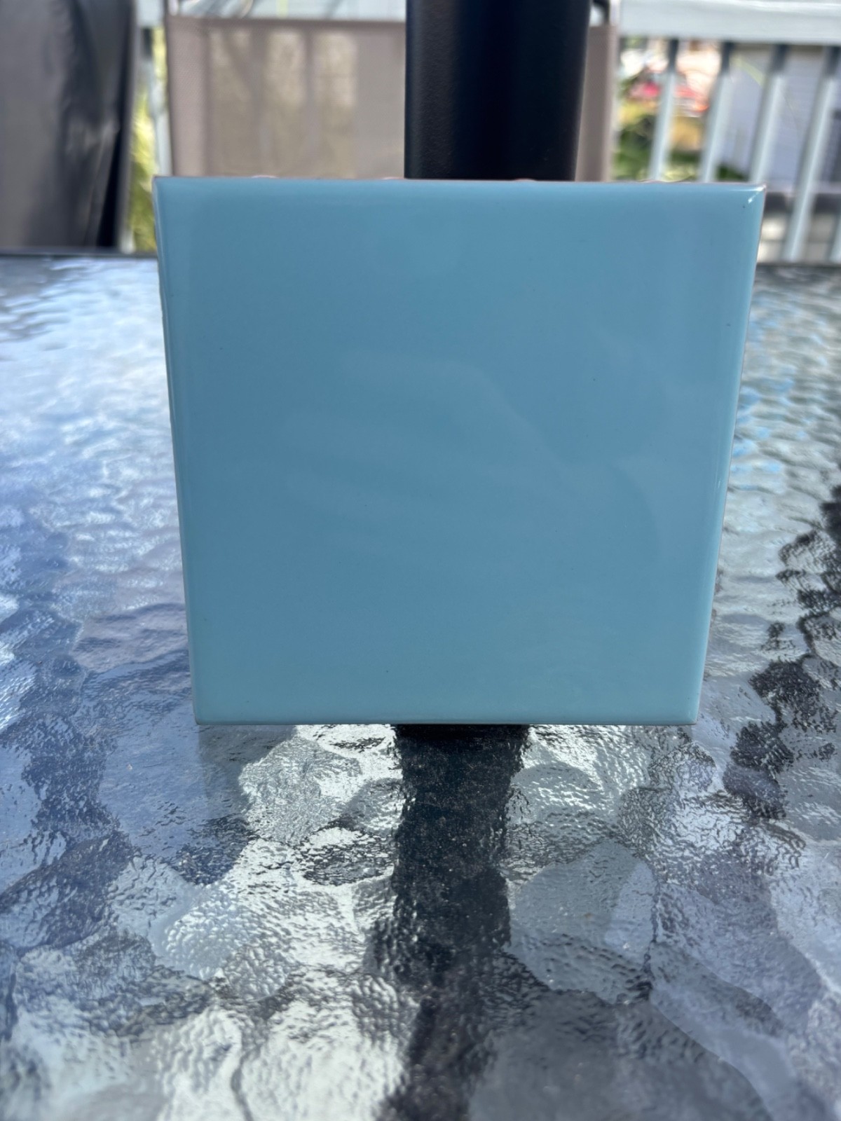 Vintage wall tiles, ceramic, baby blue , 1950s , 4 1/4 , Vintage/ MCM / Retro