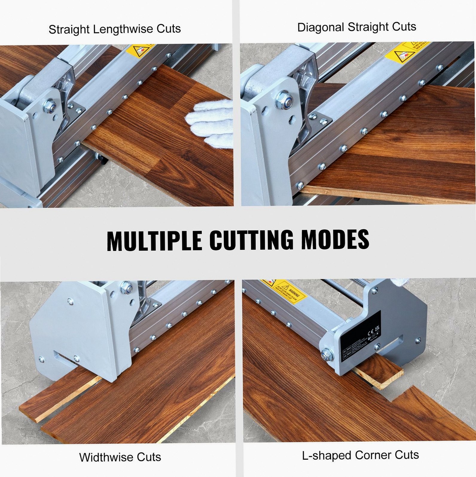 13in Flooring Cutter, 0.47in Cut Depth for Vinyl SPC WPC