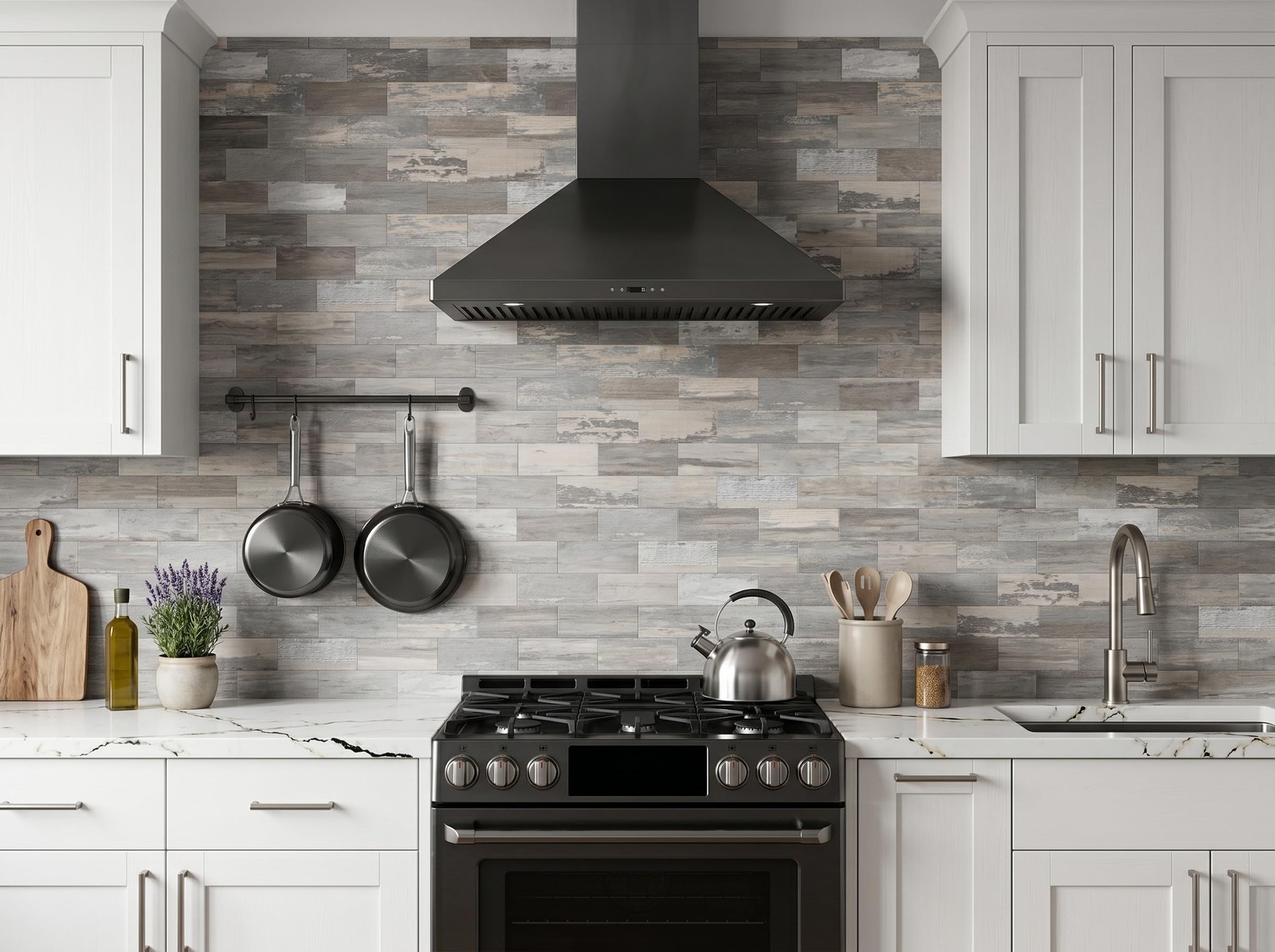 10-Pack Peel and Stick Tile Backsplash 11.3″X11.5″ PVC Wall Tiles, Stick on B…
