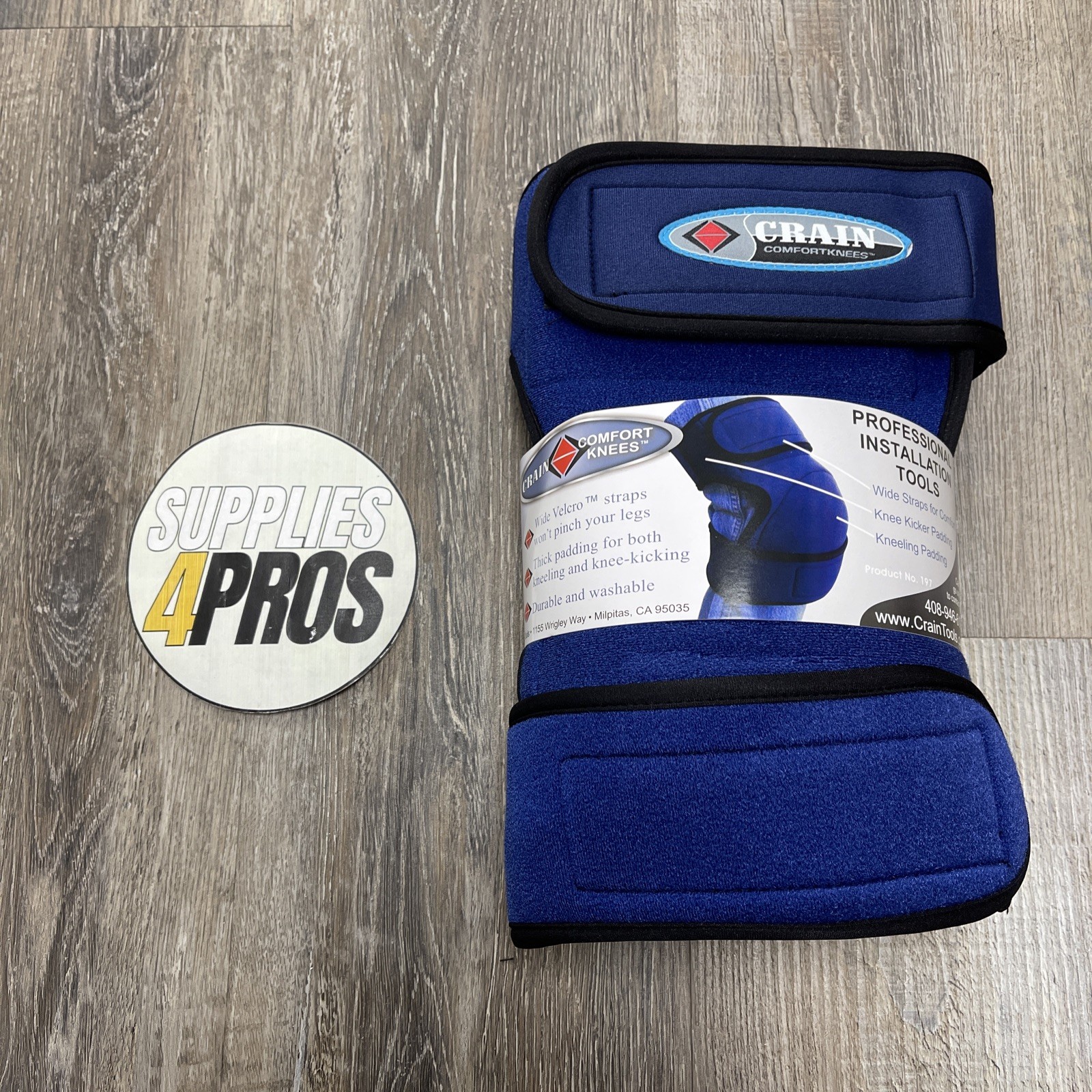 NEW – Crain 197 Comfort Knees Flooring Kneepads | Professional Installation Tool