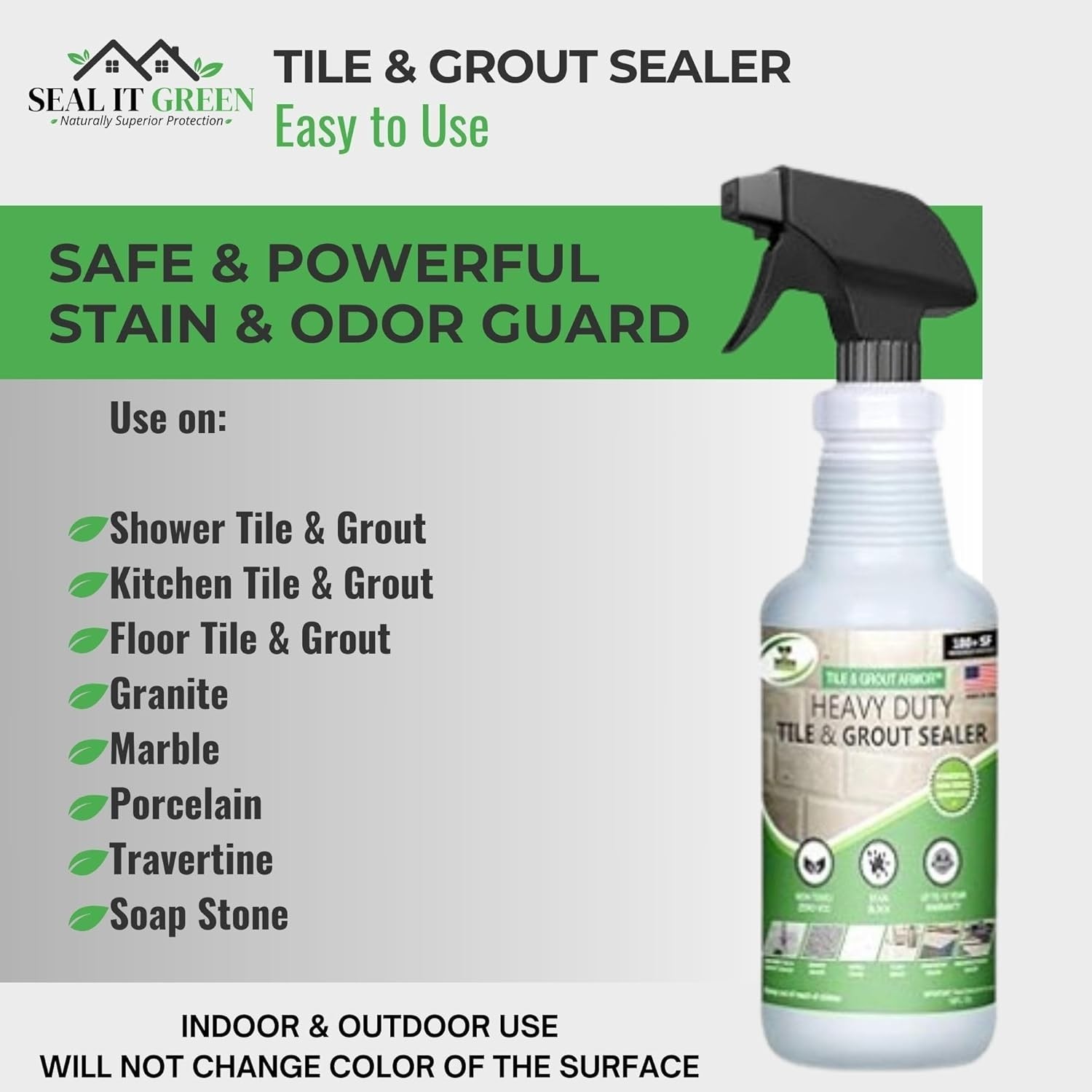 Eco-Friendly Grout Sealer – Non-Toxic, Water-Based with Long-Lasting Results