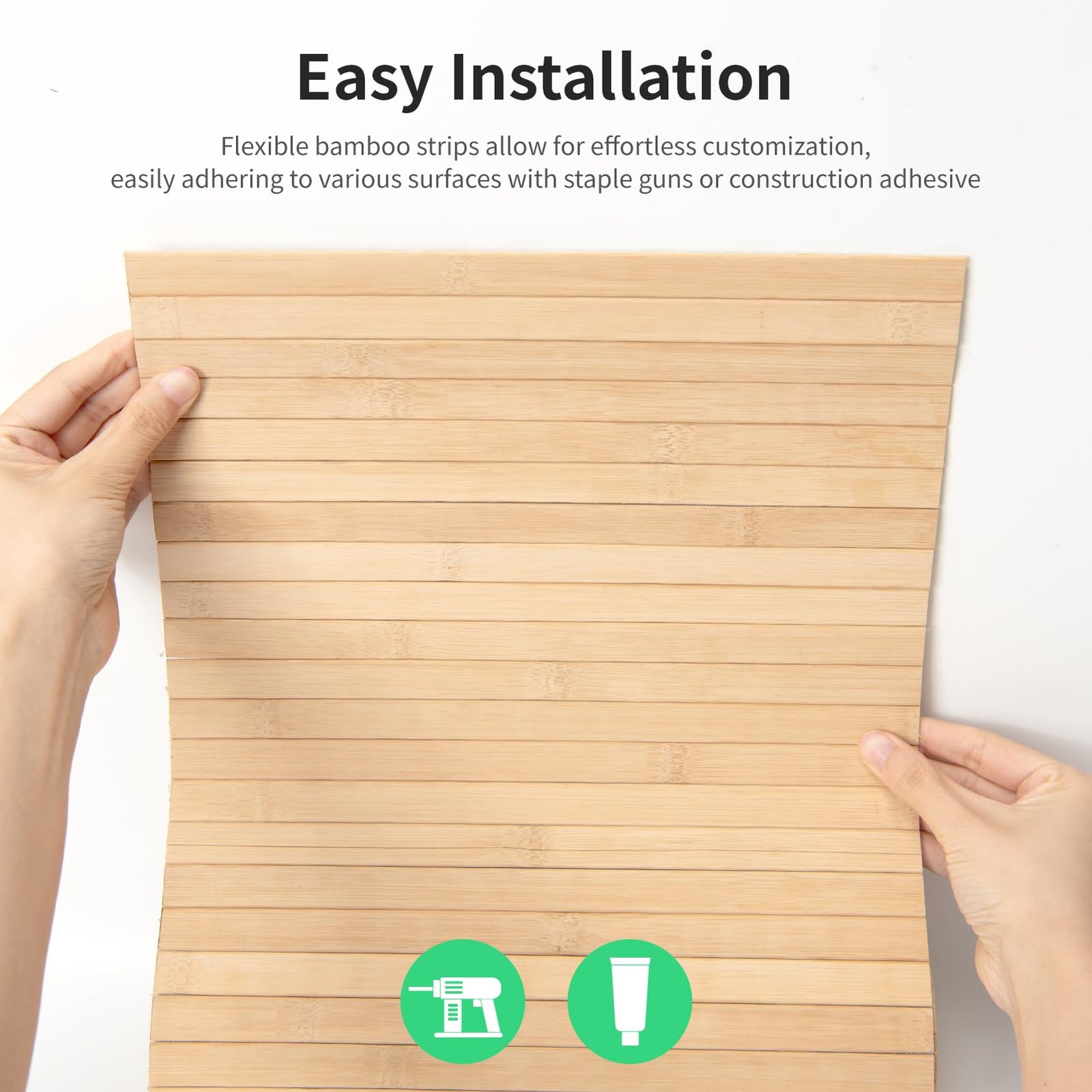 Natural Wall Panel for Interior Wall Decor, Renewable Pole Wrap Wainscoting P…