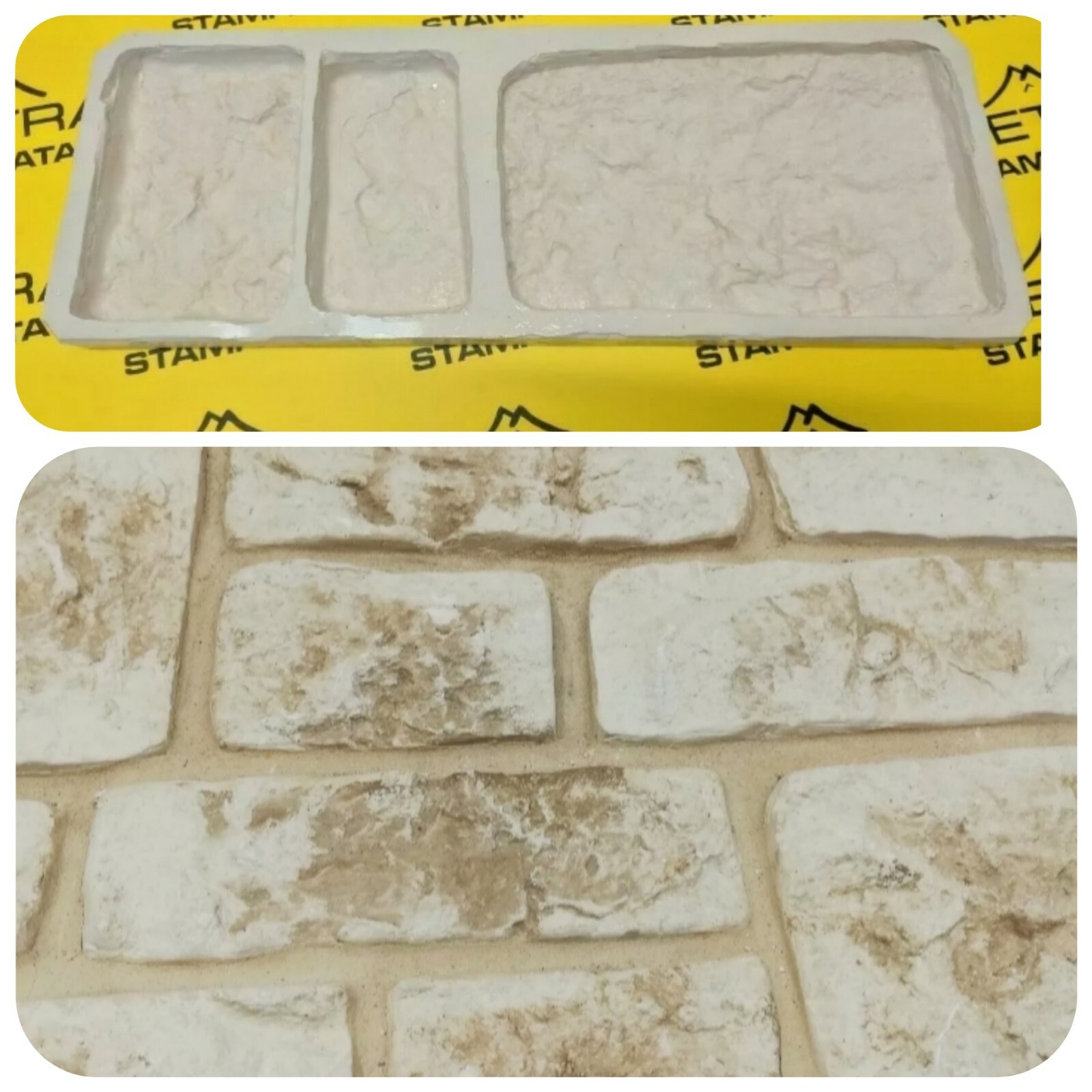 Rubber Mold Concrete Veneer Form Stone Plaster Tile Construction STONE VENEER