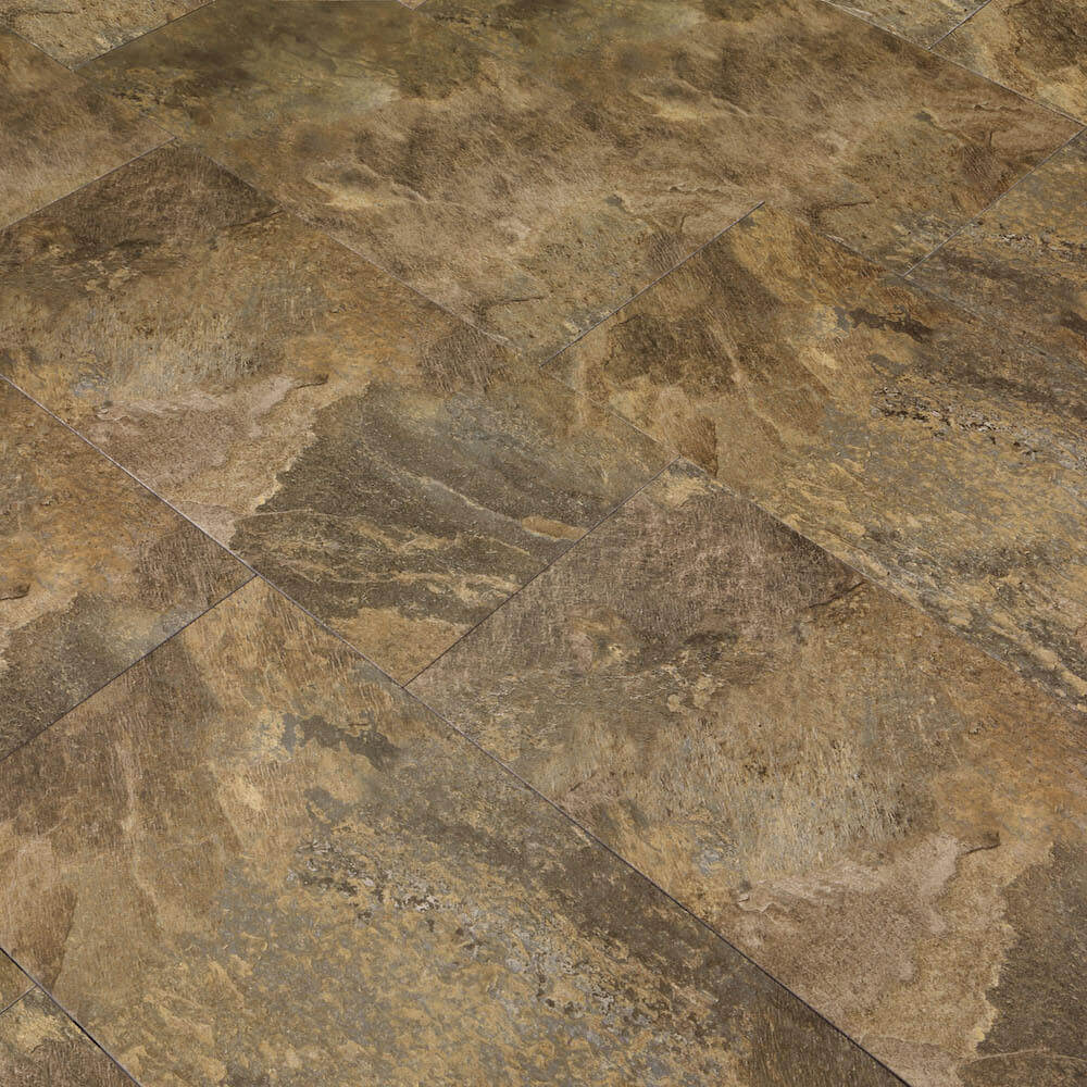 12″x24″ BASEMENT FLOORING DIY Lexington Slate – 2 SQ FT per Tile – Made In USA