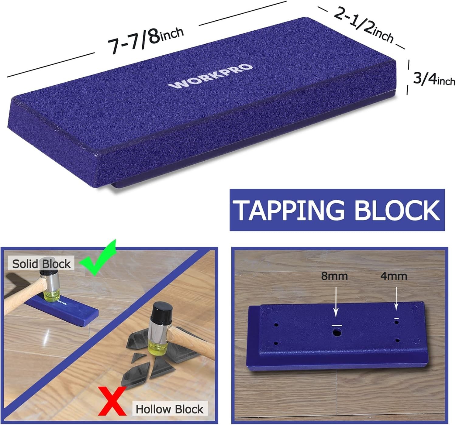 Laminate Wood Flooring Installation Kit with Reinforced Double-Faced Mallet, …