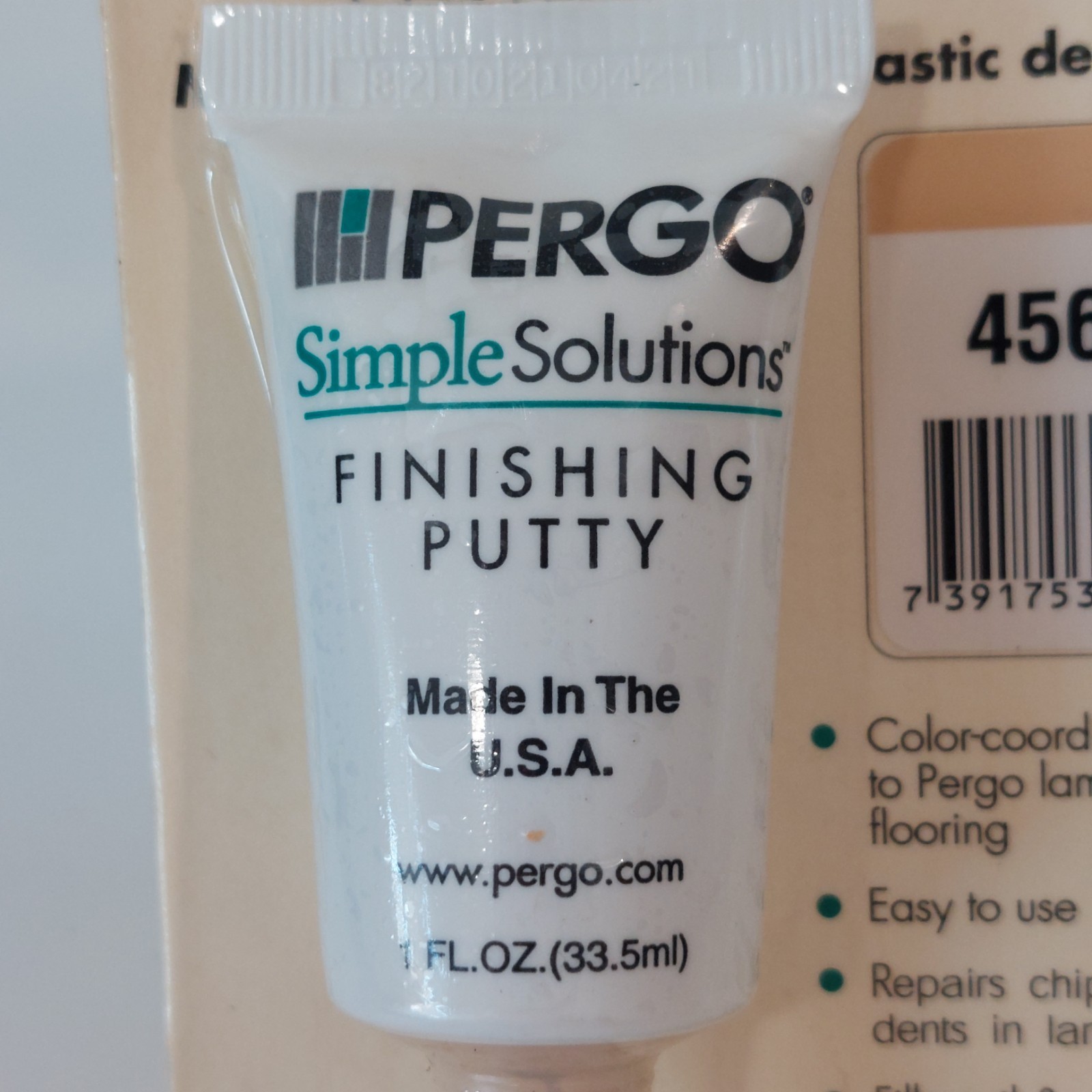2-Pergo Simple Solutions Finishing Putty Laminate Repair Color #45635 USA Made
