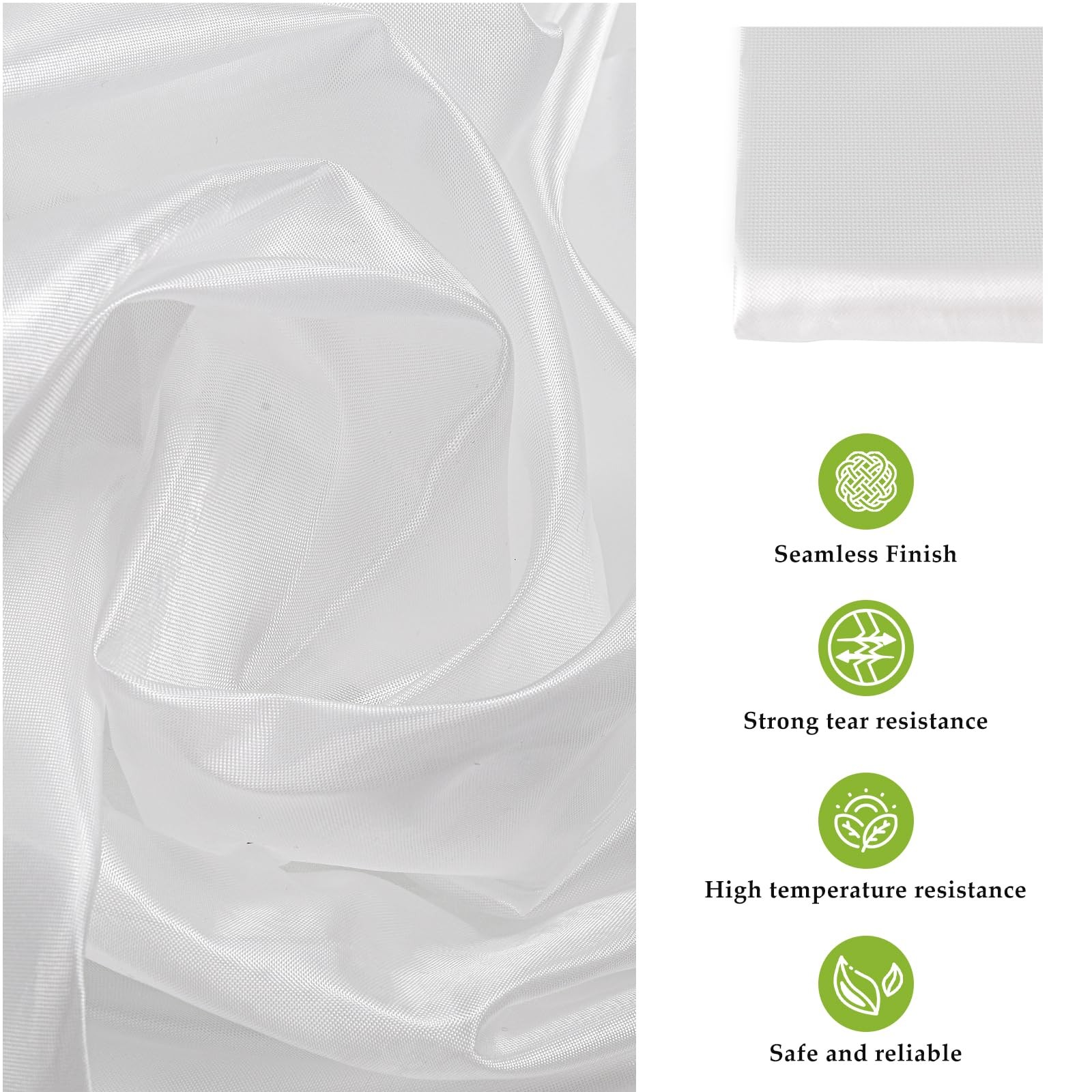 Roadtofree 1 Pcs Lightweight E-Glass Fiberglass Cloth, 0.75 oz 1 PC, Silvery