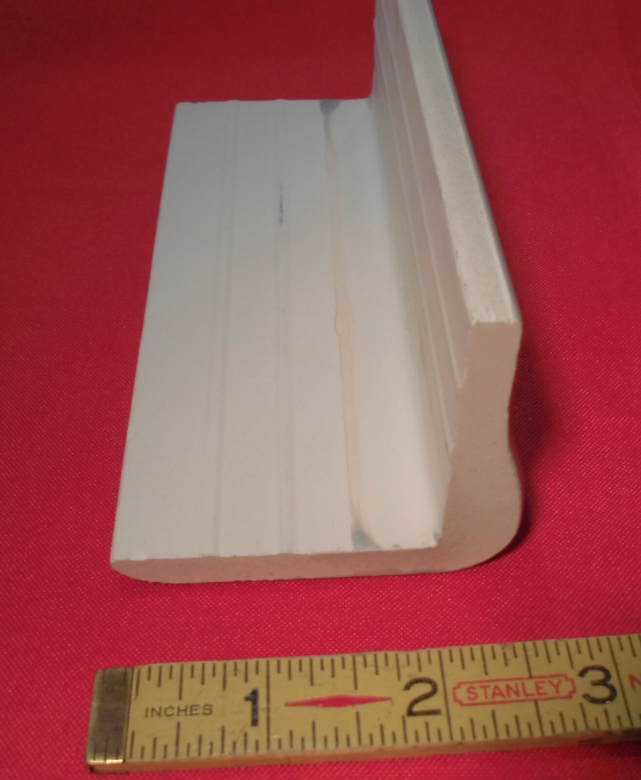 1 pc. Daltile *Matte Gray – Steel* V Cap Ceramic Trim Tile; Counter Top Edging