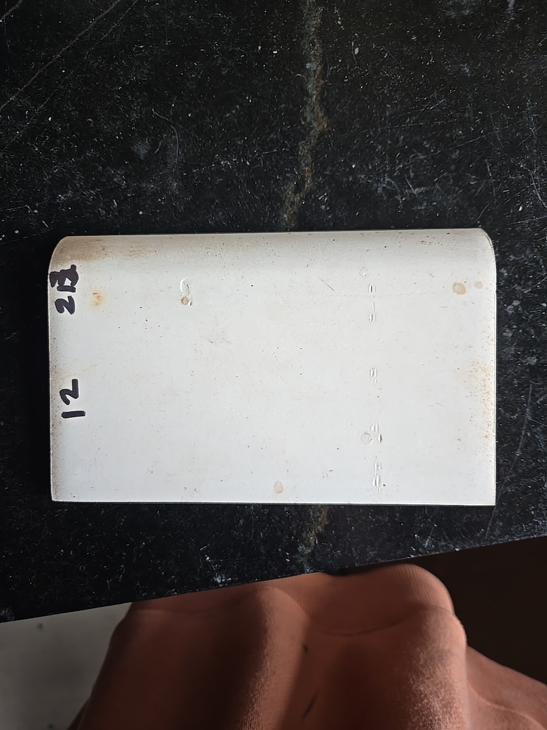 Vintage Ceramic Sand Tile Cove Base 6 1/8″ X 3 7/8″ NOS