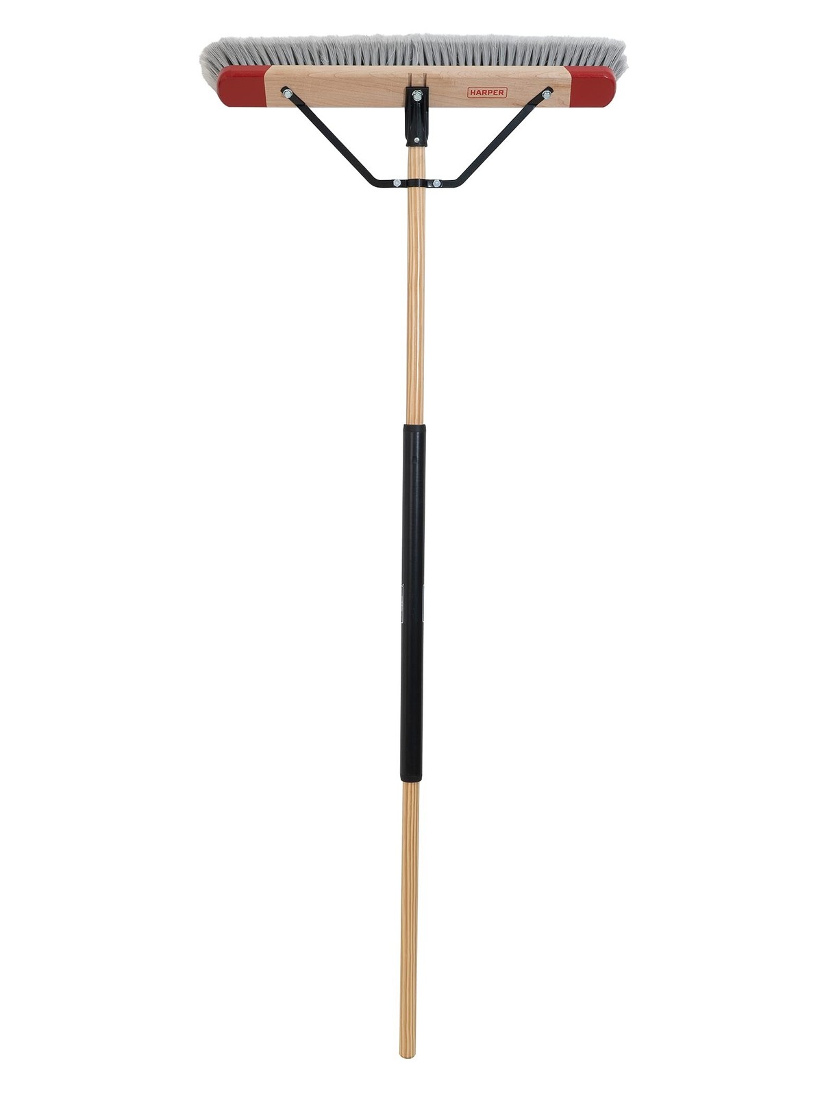 Harper 24 Inch Indoor Push Broom, Premium Heavy Duty Smooth-Surface Floor Cle…