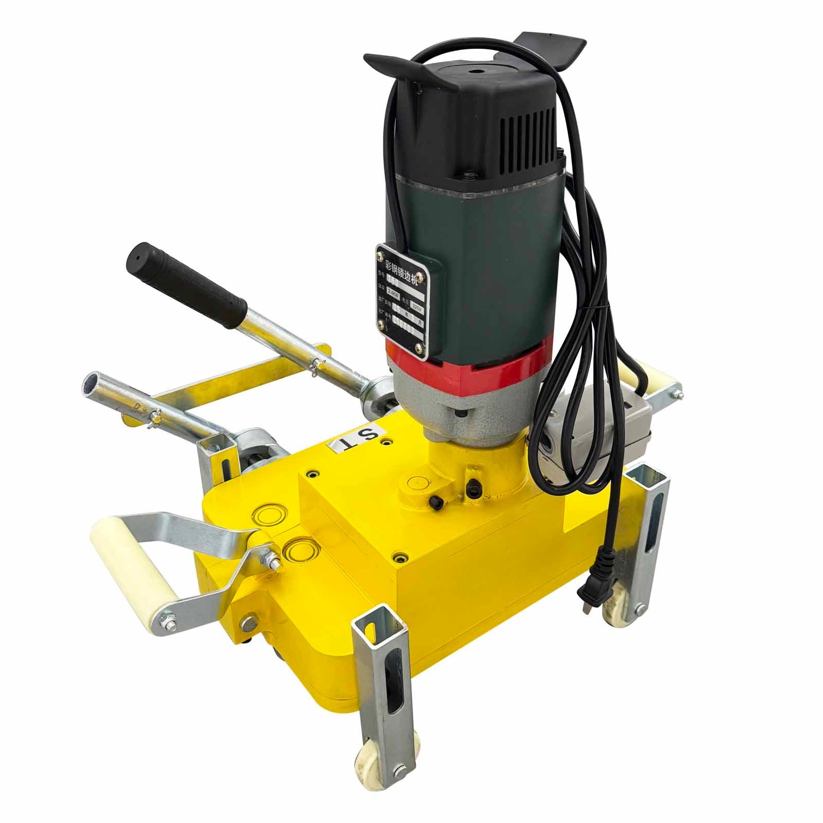 220V 1PH 2.4KW Metal Roof Roll Forming Machine Colored Steel Tile Seamer