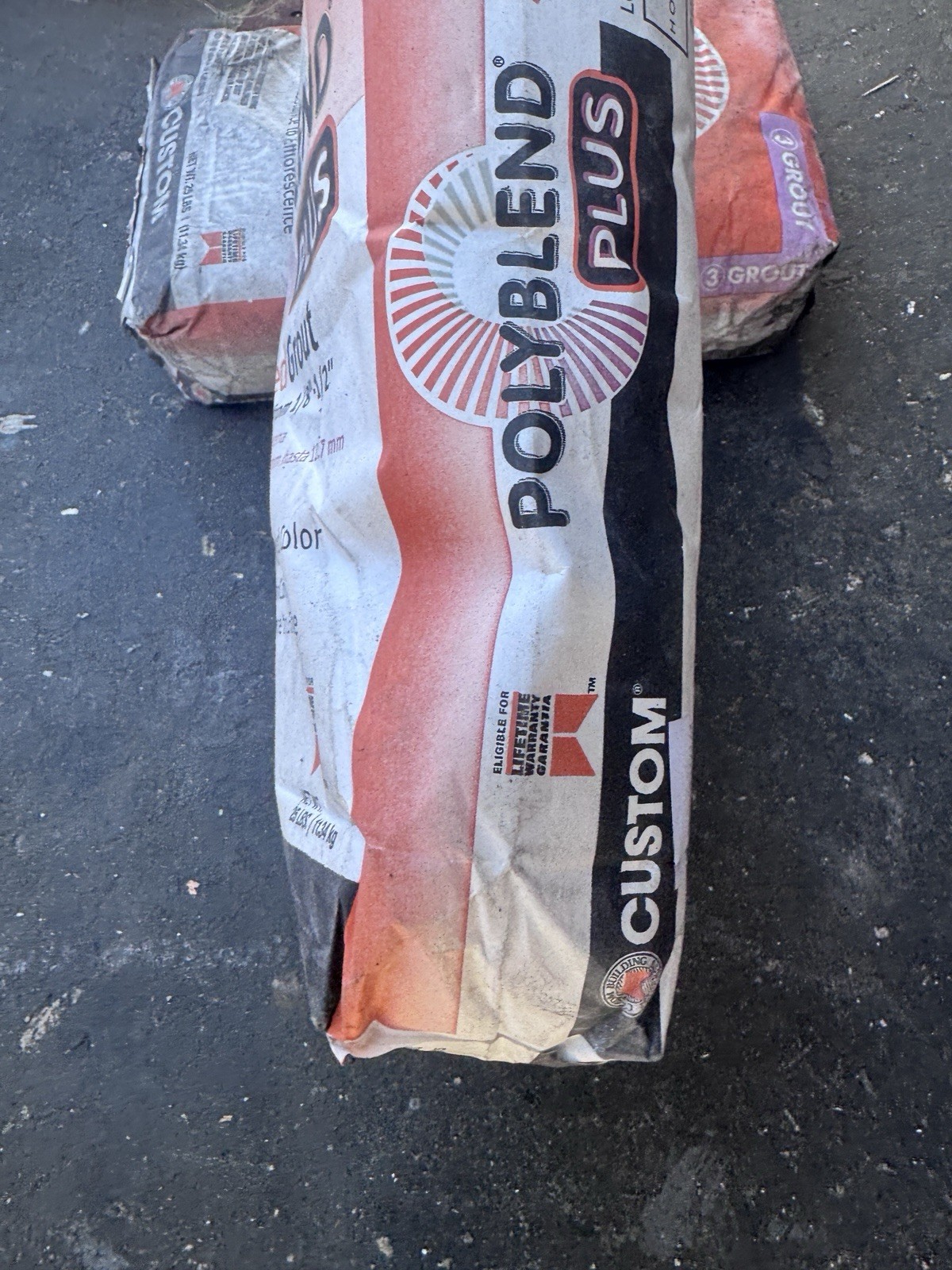 Custom Building Products PolyBlend Plus Sanded Grout 25 lbs Arctic White