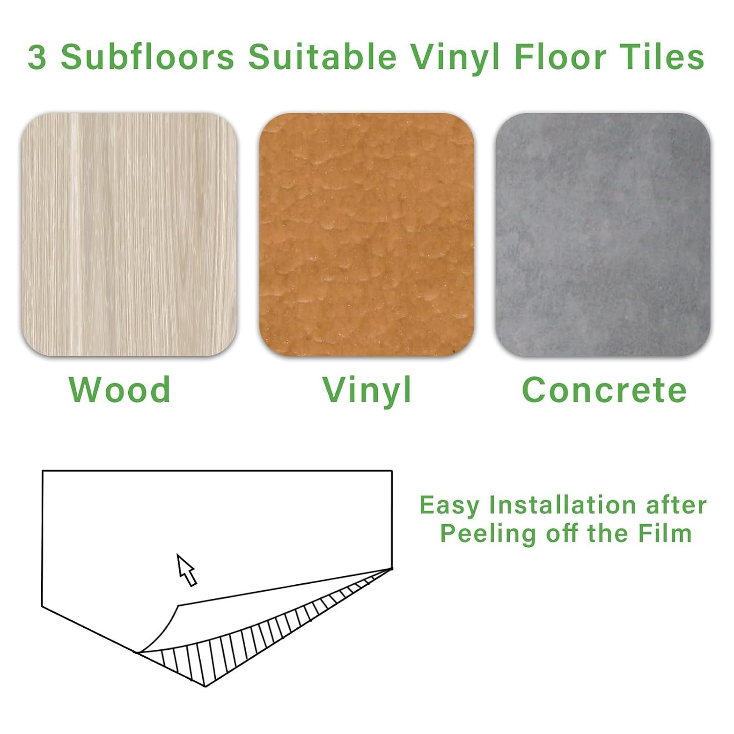 54 Sq. Ft Floor Tiles Peel and Stick Vinyl Floor 36 X 6 Inch Luxury Self Adhesiv