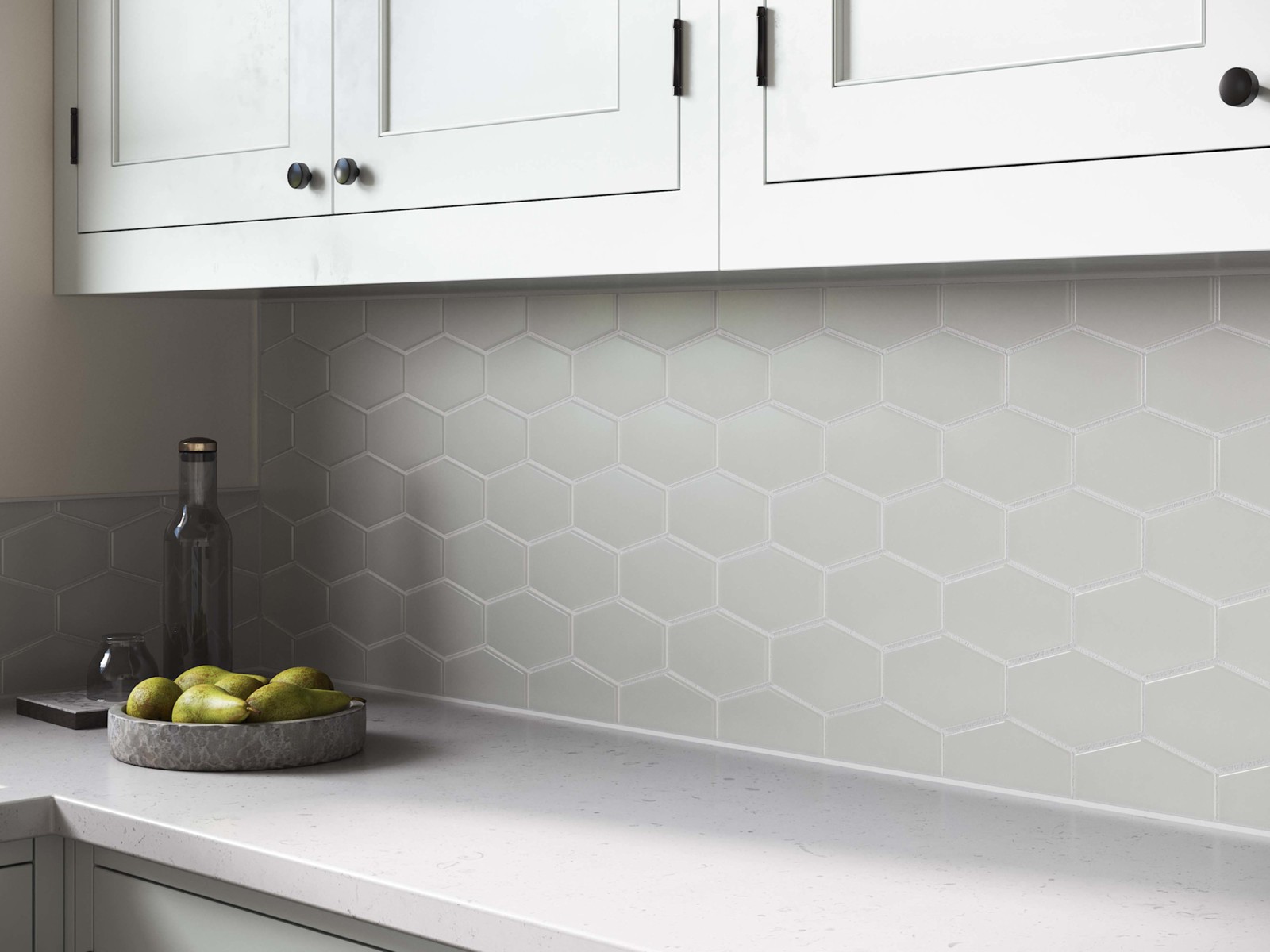Cruz Bay Studio MKT2872 Long Hex – 11″ x 11″ Geometric Floor and – Caribbean