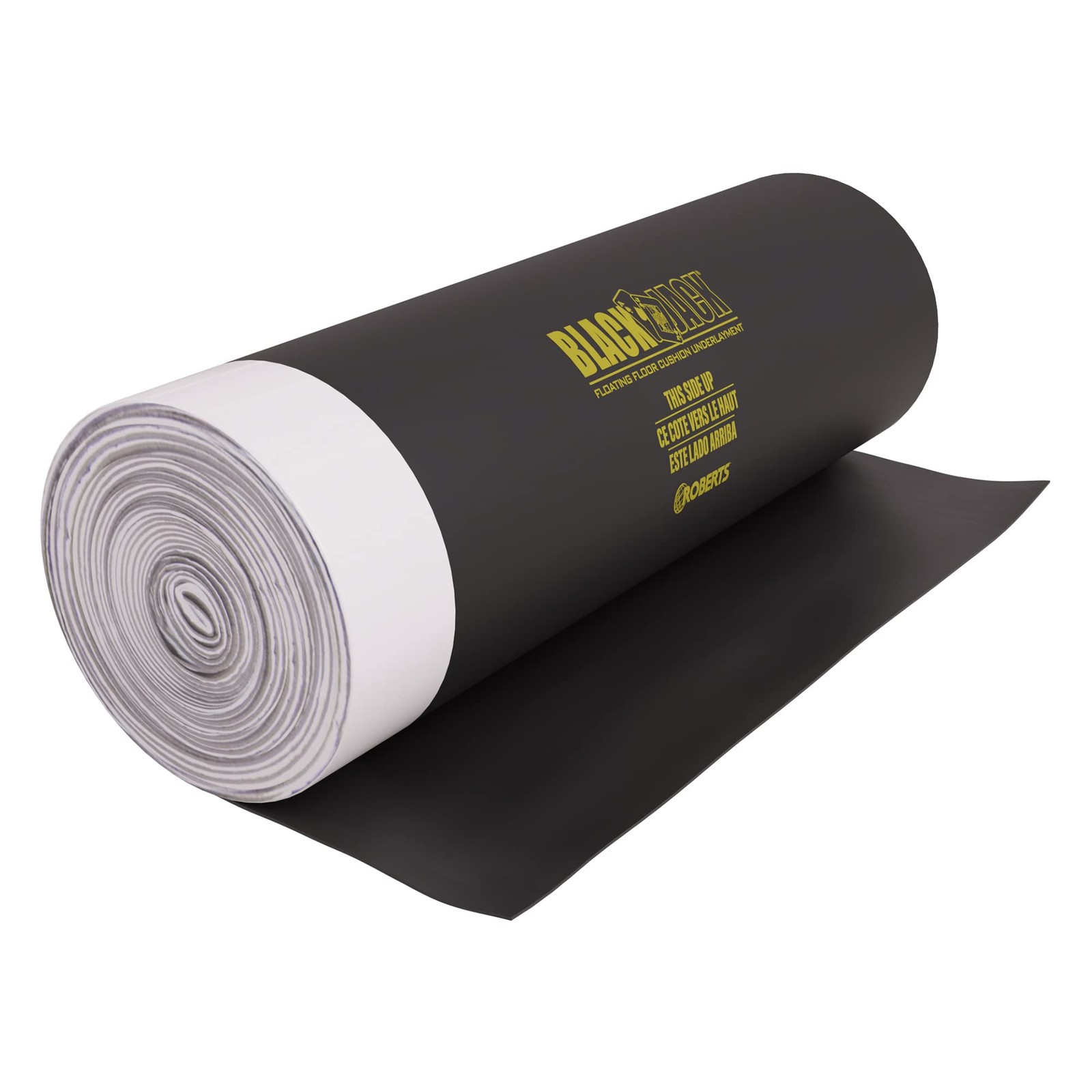 Black Jack Underlayment – 600 sq. ft. Roll – 43″ x 167.5′ x 2.5 mm