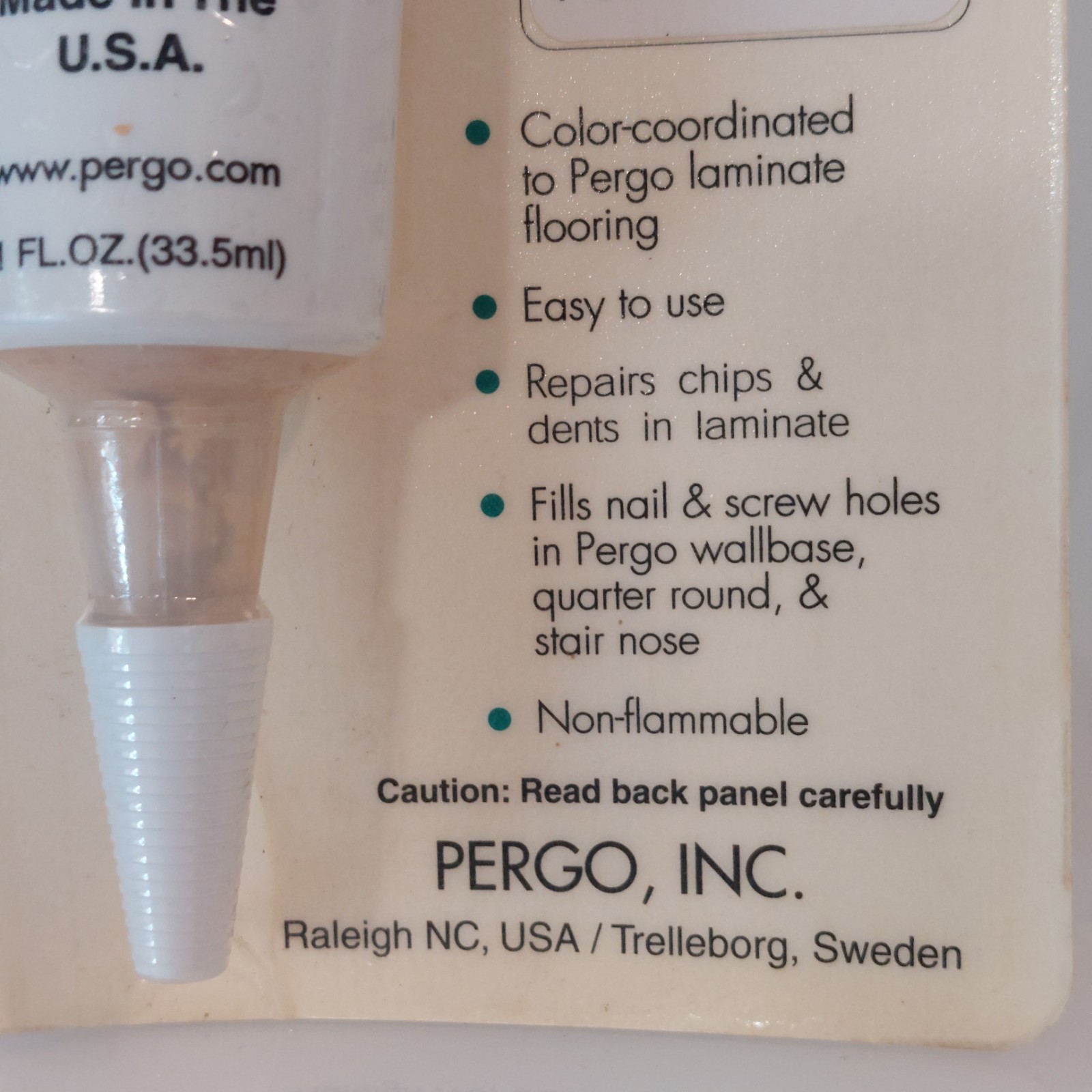 2-Pergo Simple Solutions Finishing Putty Laminate Repair Color #45635 USA Made