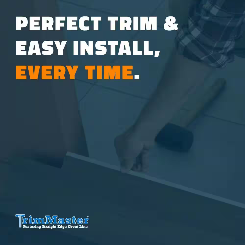 Satin Nickel 1/2 In. X 98-1/2 In. Aluminum L-Shaped Tile Edging Trim