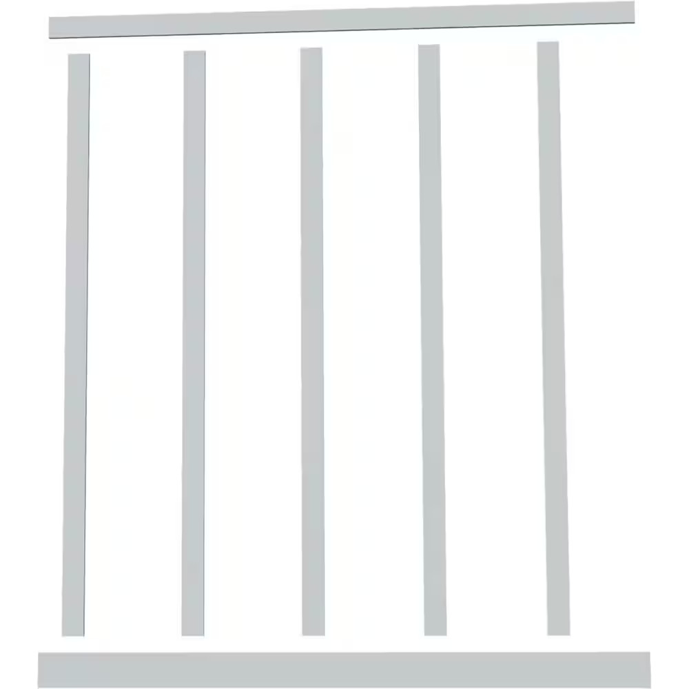 5/8 In. X 96 In. X 104 In. Expanded Cellular PVC Classic Shaker Moulding Kit (Fo