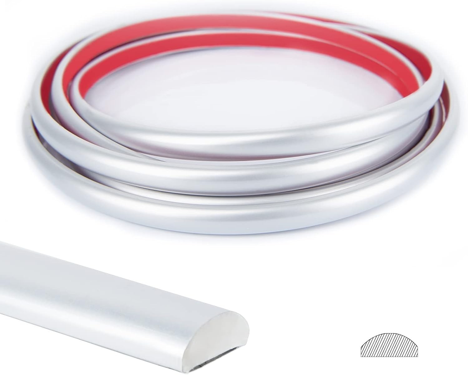 Versatile 25 Ft Self-Adhesive PVC Backsplash Trim – Water-Resistant Design