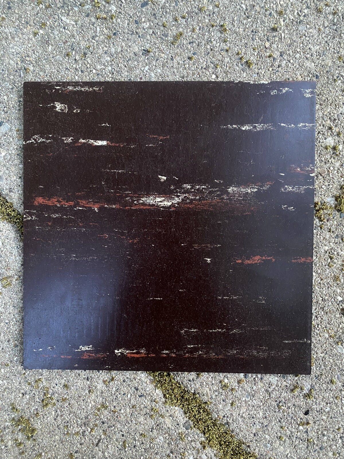 New Old Stock Armstrong Asphalt Tiles Mid Century Brown Pattern