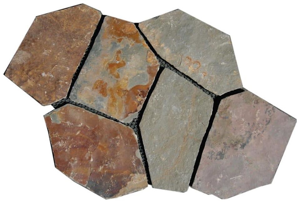 Ackland AKLFSN-EA 18″ x 24″ Solid Floor and Wall Tile – Tumbled – Sierra Gold