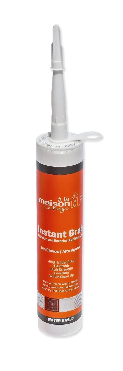 Instant Grab High-Strength White Adhesive – 6-Pack for Multi-Surface Bonding